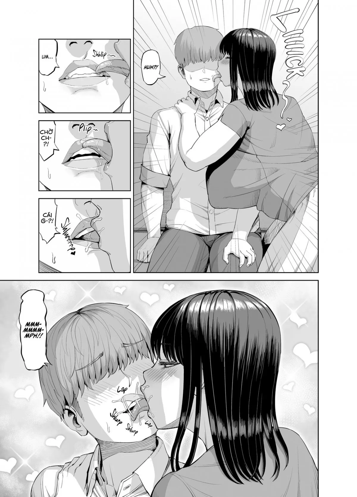 HentaiVN.net - Ảnh 8 - Bị quyến rũ bởi mẹ thằng bạn [Tomodachi no Okaa-san ni Sasowarete...; Seduced By A Friend's Mother...] - Oneshot