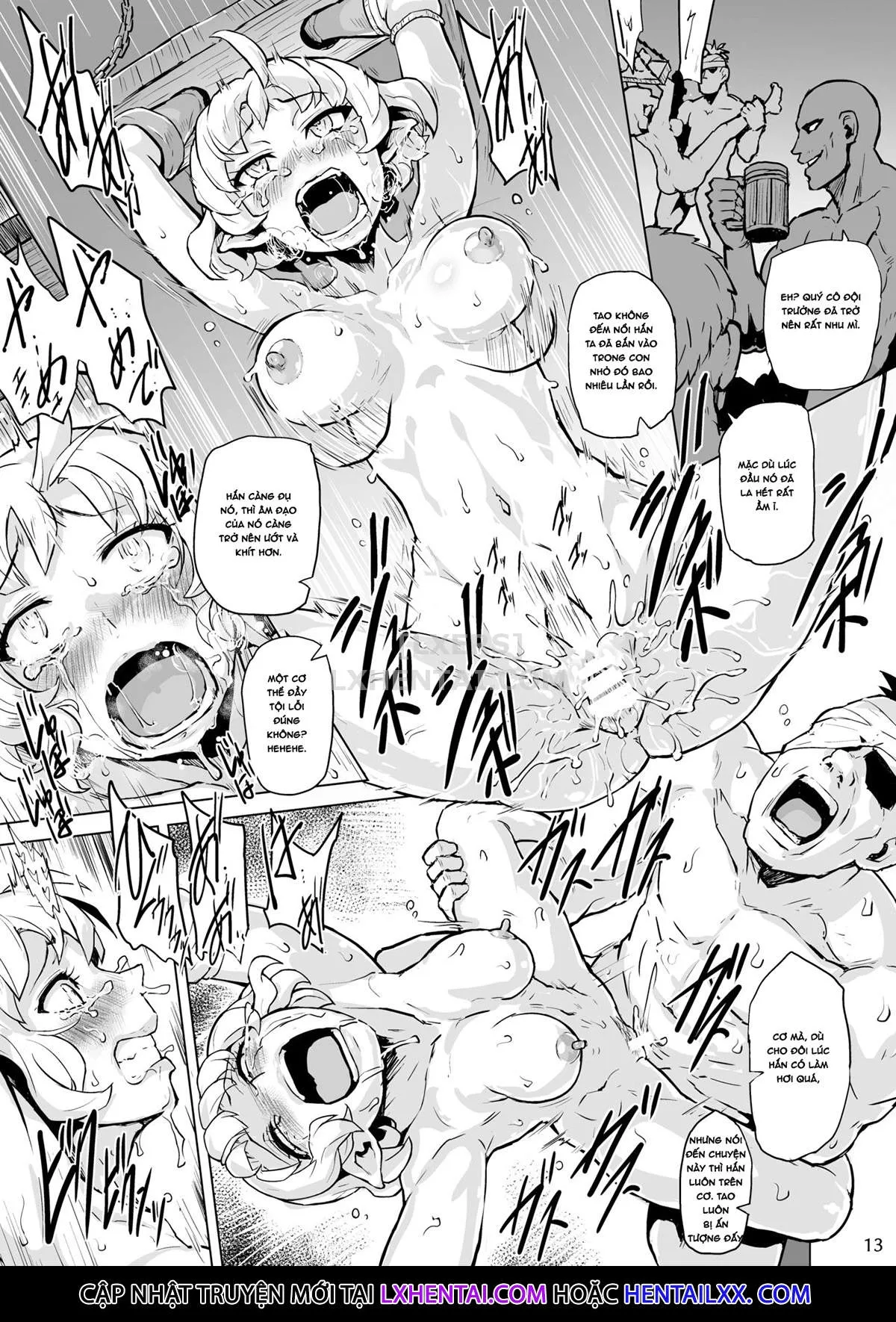 HentaiVN.net - Ảnh 15 - The Song Of The Lust-Crazed Elves [Inyoku Ni Kuruishi Elf-Tachi No Uta] - Oneshot
