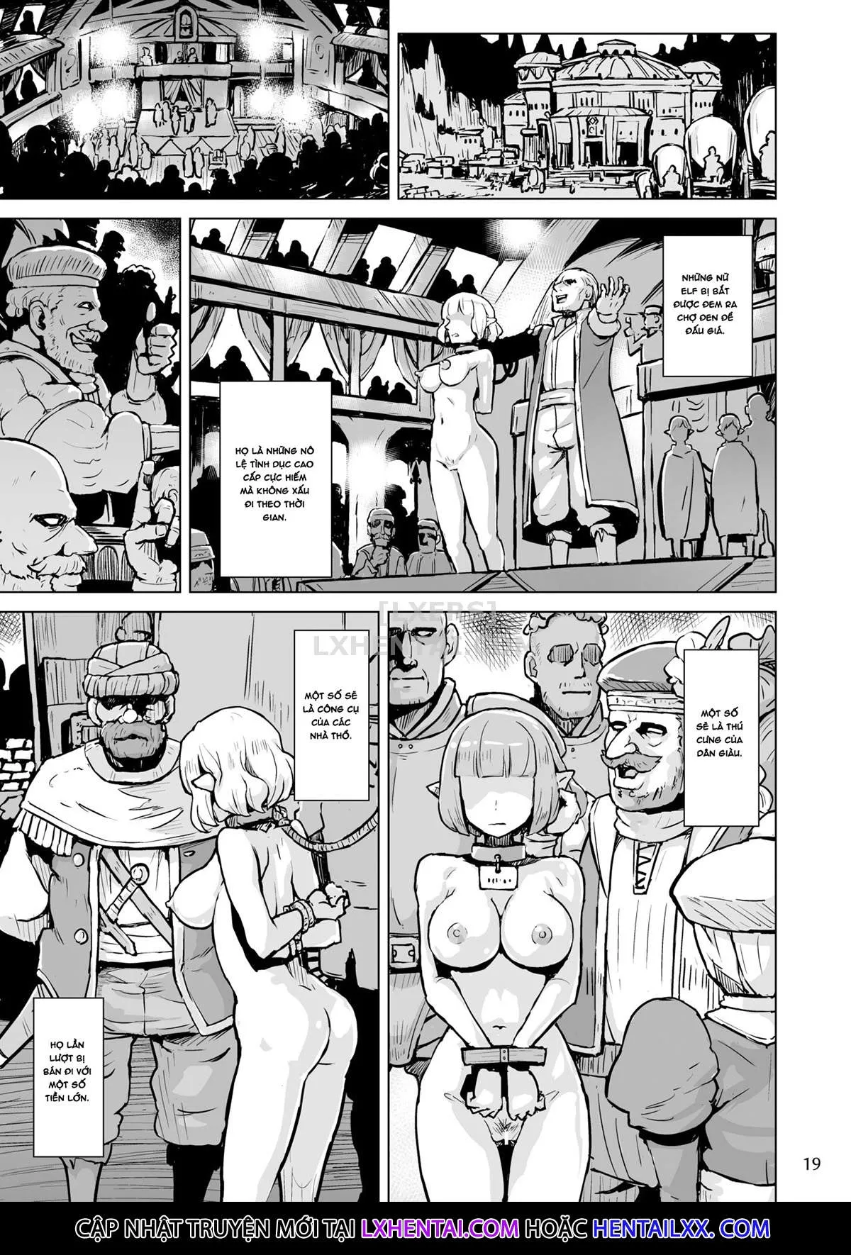 HentaiVN.net - Ảnh 21 - The Song Of The Lust-Crazed Elves [Inyoku Ni Kuruishi Elf-Tachi No Uta] - Oneshot