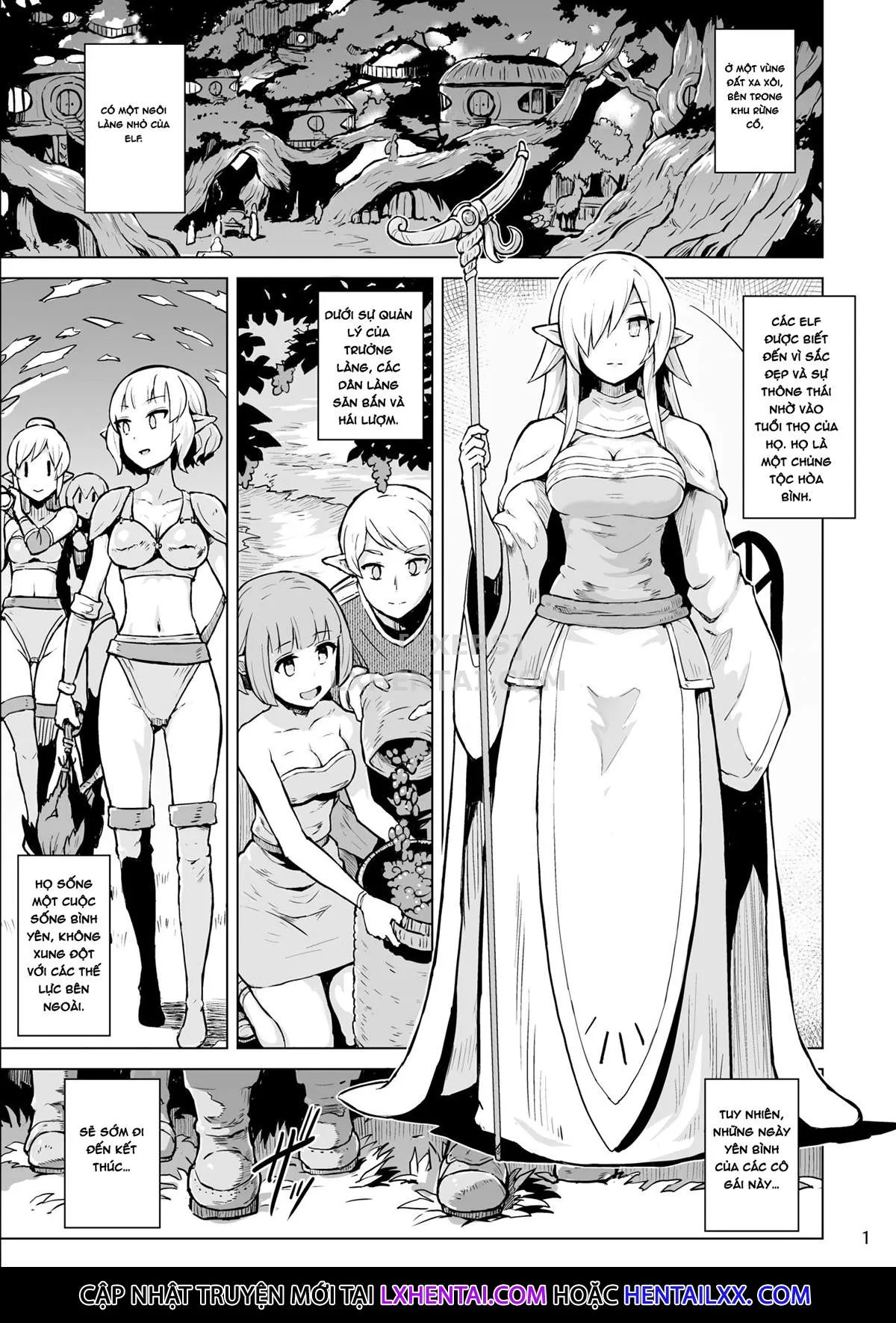 HentaiVN.net - Ảnh 3 - The Song Of The Lust-Crazed Elves [Inyoku Ni Kuruishi Elf-Tachi No Uta] - Oneshot