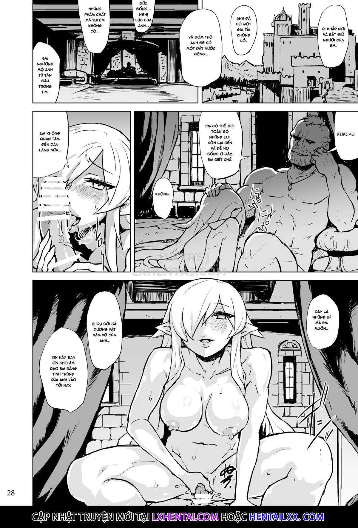 HentaiVN.net - Ảnh 30 - The Song Of The Lust-Crazed Elves [Inyoku Ni Kuruishi Elf-Tachi No Uta] - Oneshot