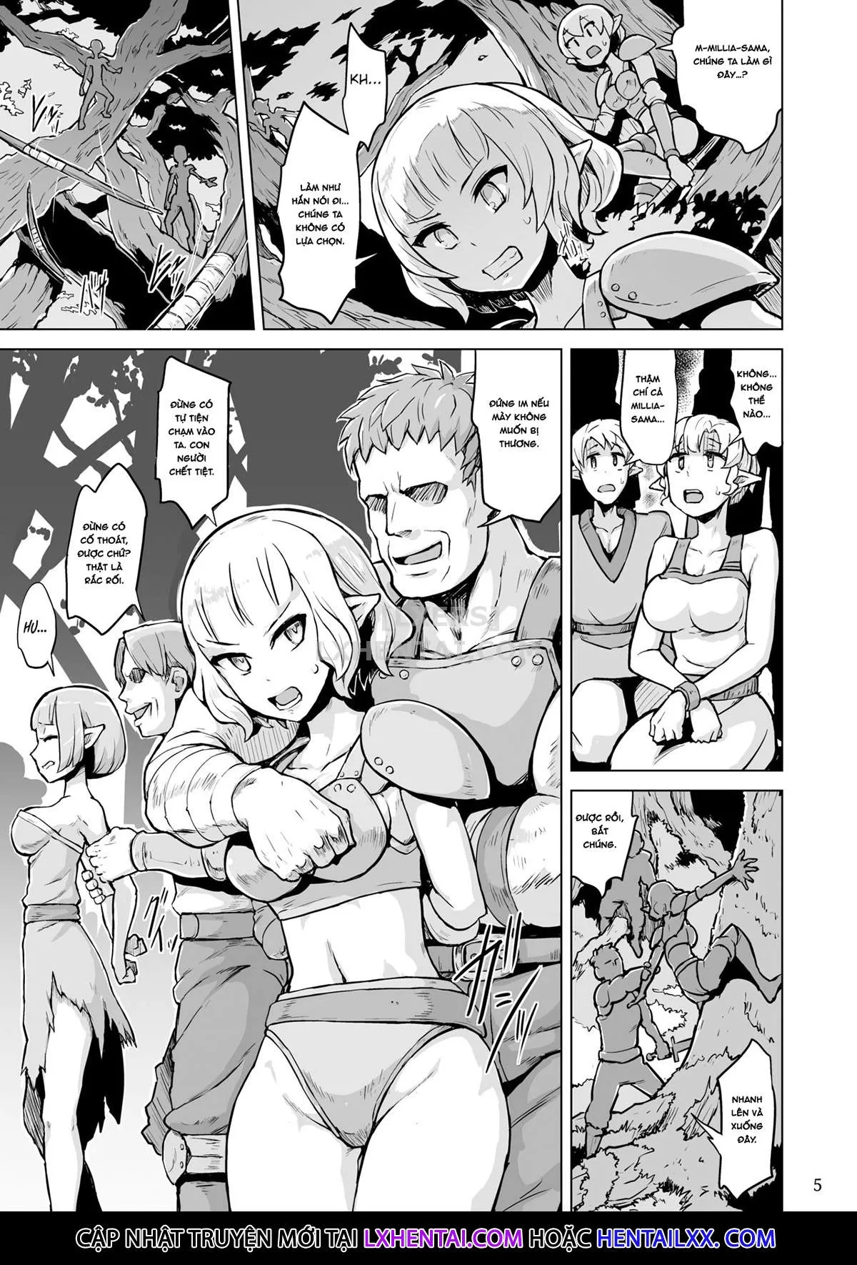 HentaiVN.net - Ảnh 7 - The Song Of The Lust-Crazed Elves [Inyoku Ni Kuruishi Elf-Tachi No Uta] - Oneshot