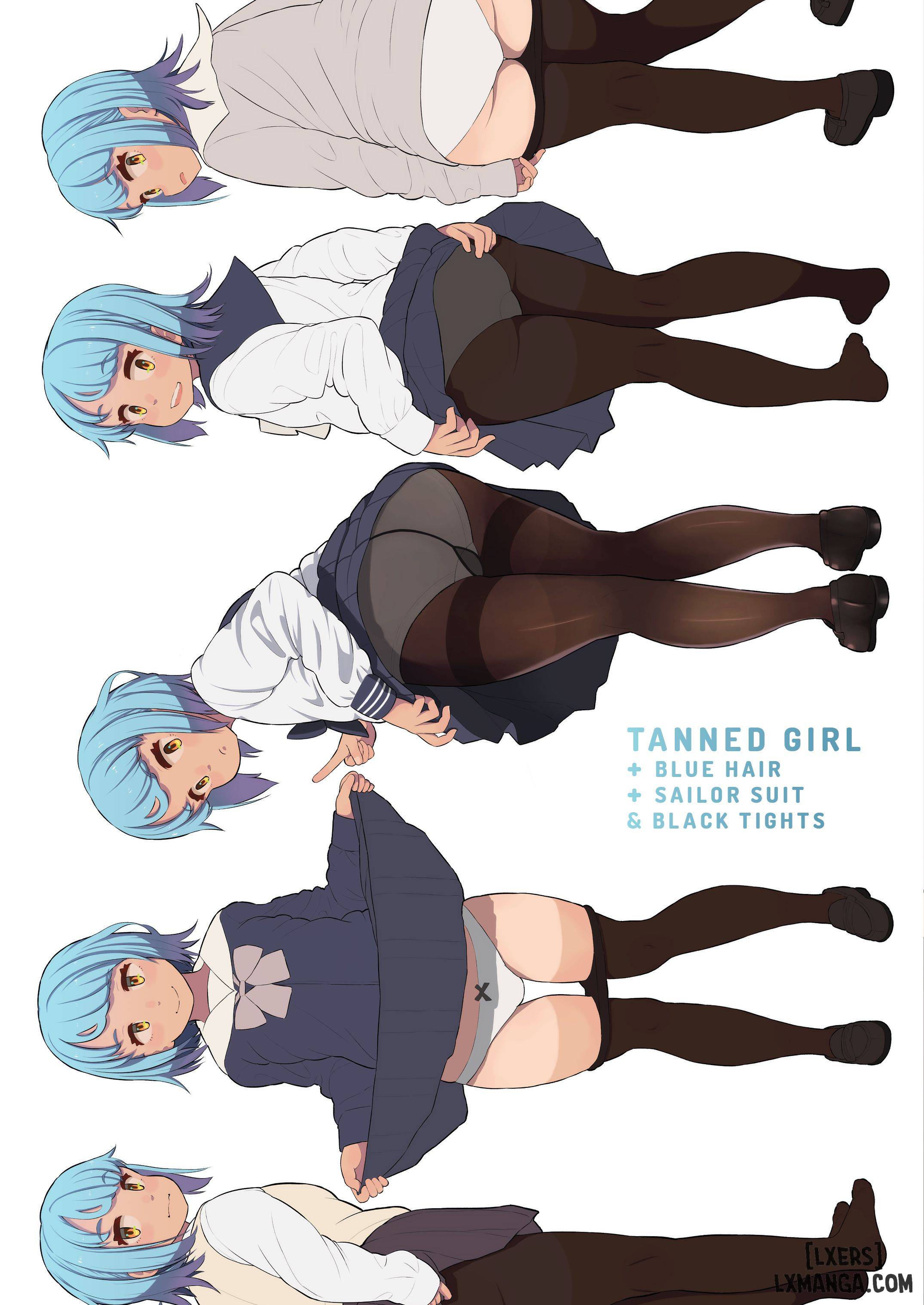 HentaiVN.net - Ảnh 17 - Tanned Girl + Blue Hair Anthology - OneShot