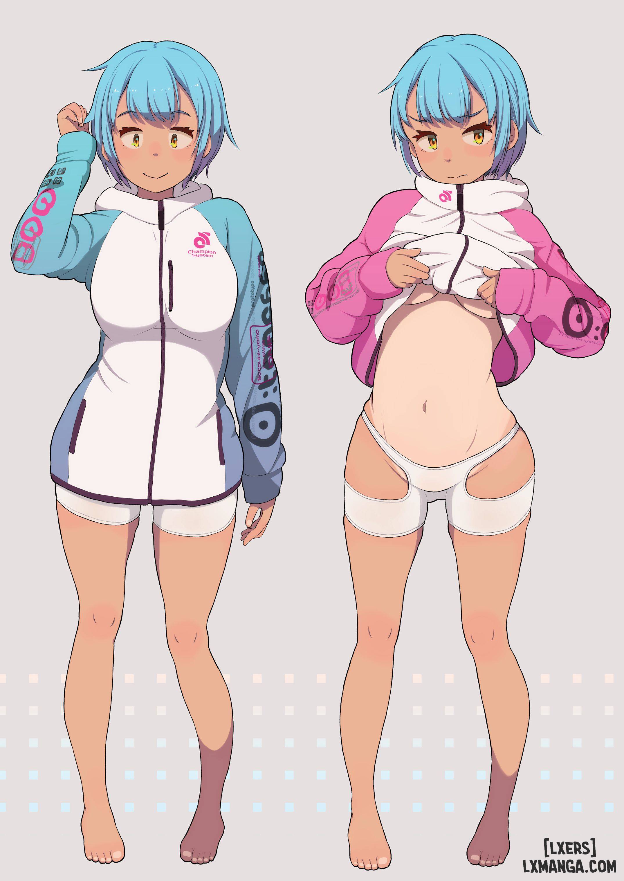 HentaiVN.net - Ảnh 27 - Tanned Girl + Blue Hair Anthology - OneShot