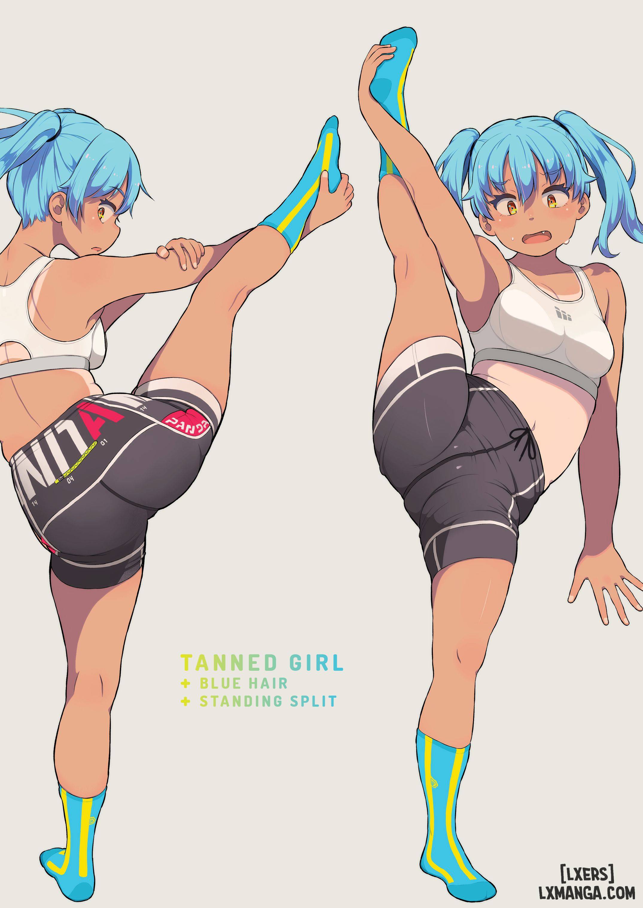 HentaiVN.net - Ảnh 50 - Tanned Girl + Blue Hair Anthology - OneShot