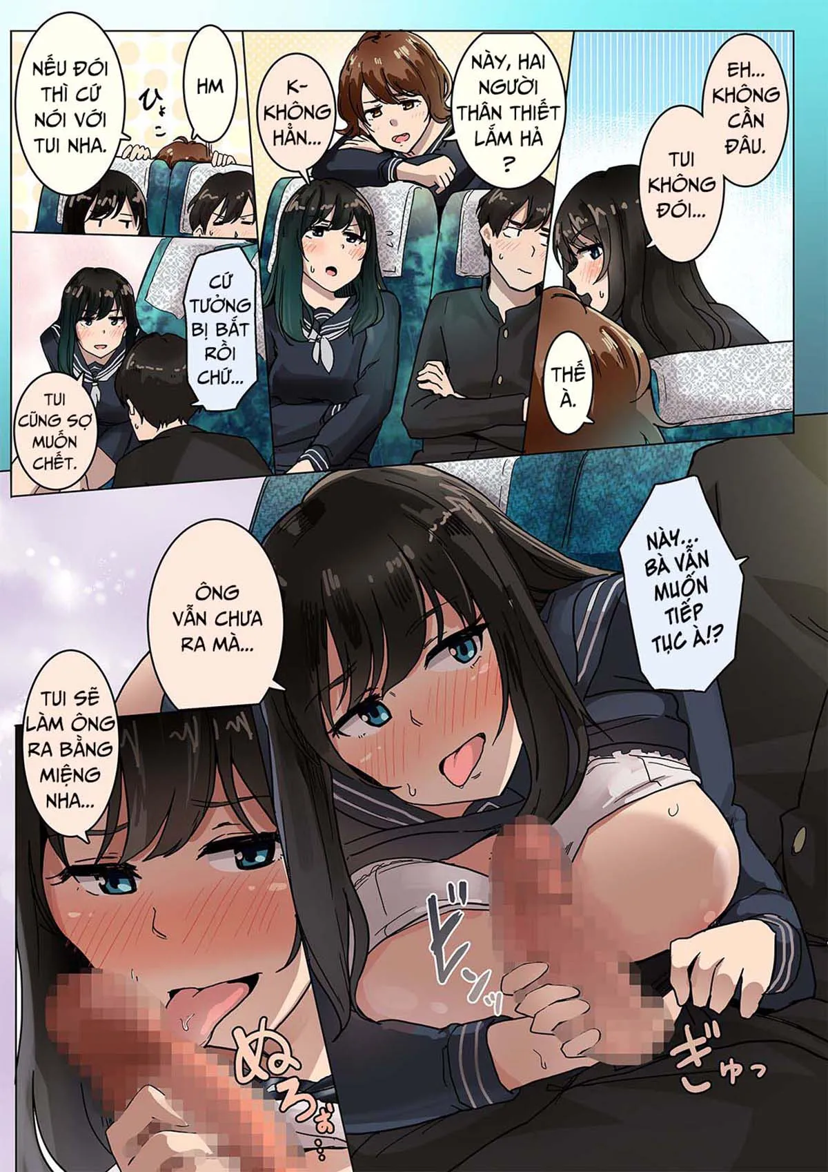 HentaiVN.net - Ảnh 5 - Shuugaku Ryokou No Bus No Naka De - Oneshot