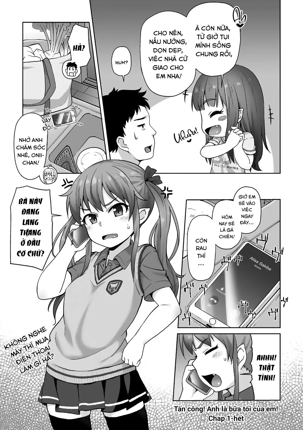 HentaiVN.net - Ảnh 22 - Tấn công! Anh là bữa tối của em! [Totsugeki! Anata ga Bangohan; Attack! You're for dinner!] - Chap 1