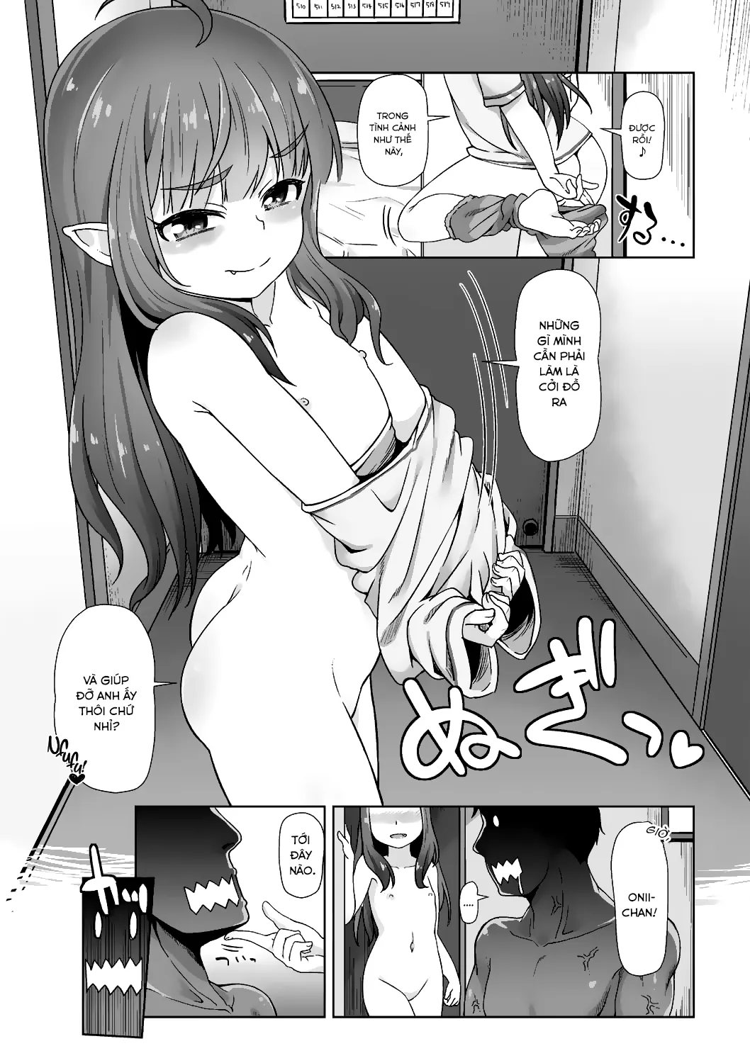 HentaiVN.net - Ảnh 10 - Tấn công! Anh là bữa tối của em! [Totsugeki! Anata ga Bangohan; Attack! You're for dinner!] - Chap 3