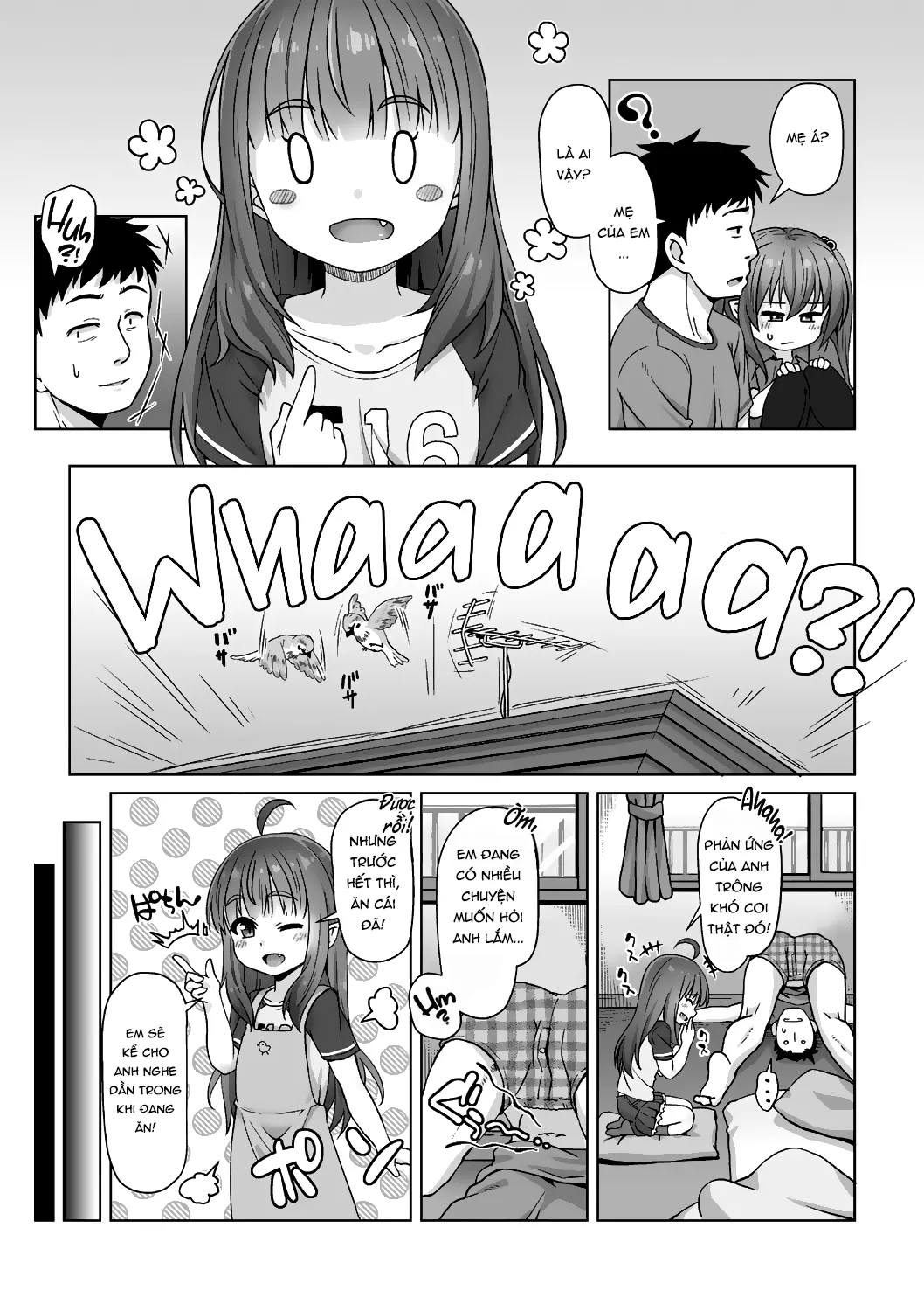 HentaiVN.net - Ảnh 5 - Tấn công! Anh là bữa tối của em! [Totsugeki! Anata ga Bangohan; Attack! You're for dinner!] - Chap 4
