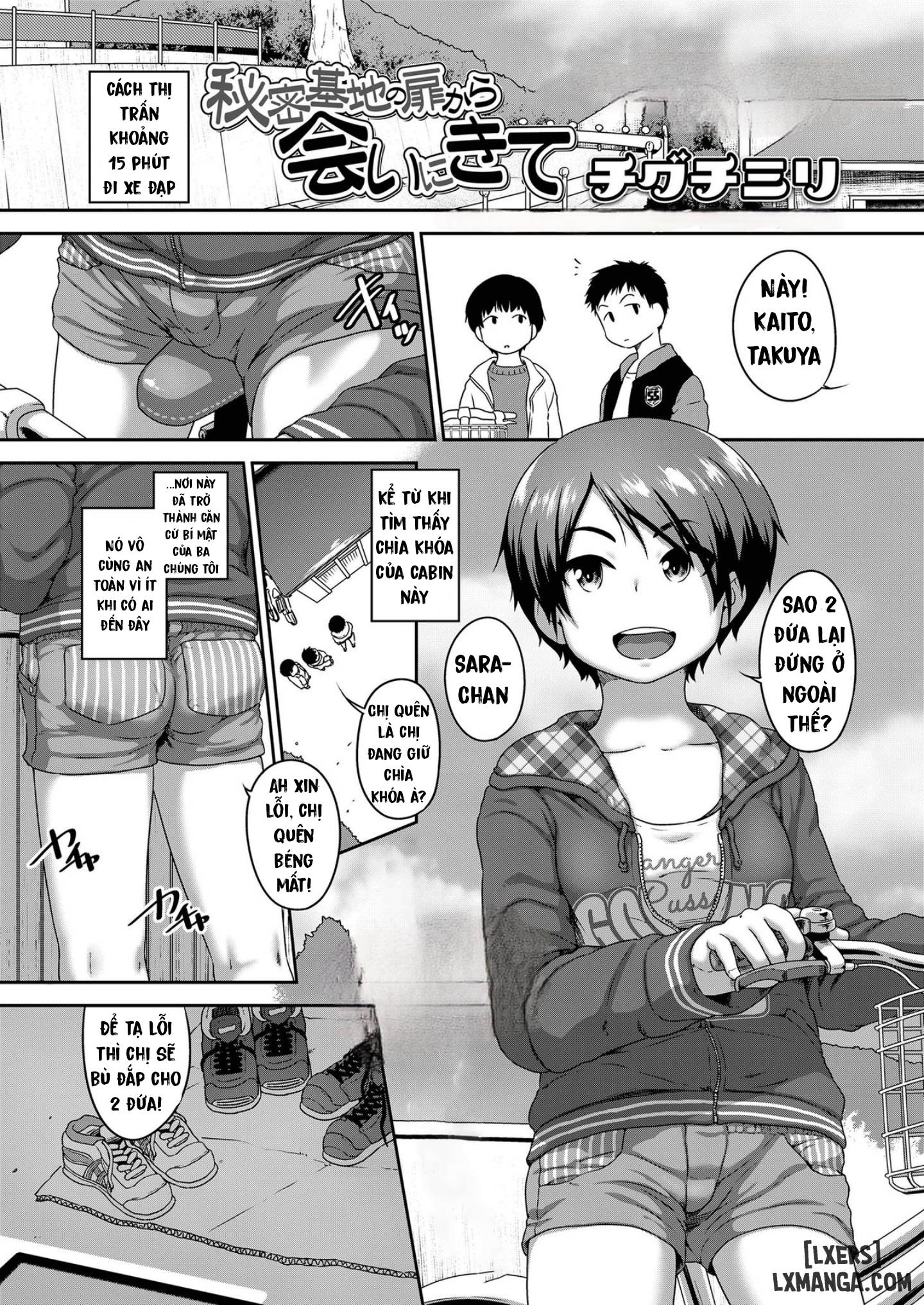 HentaiVN.net - Ảnh 1 - Himitsukichi no Tobira kara Ai ni Kite | Come See Me At The Secret Base's Entrance - Oneshot