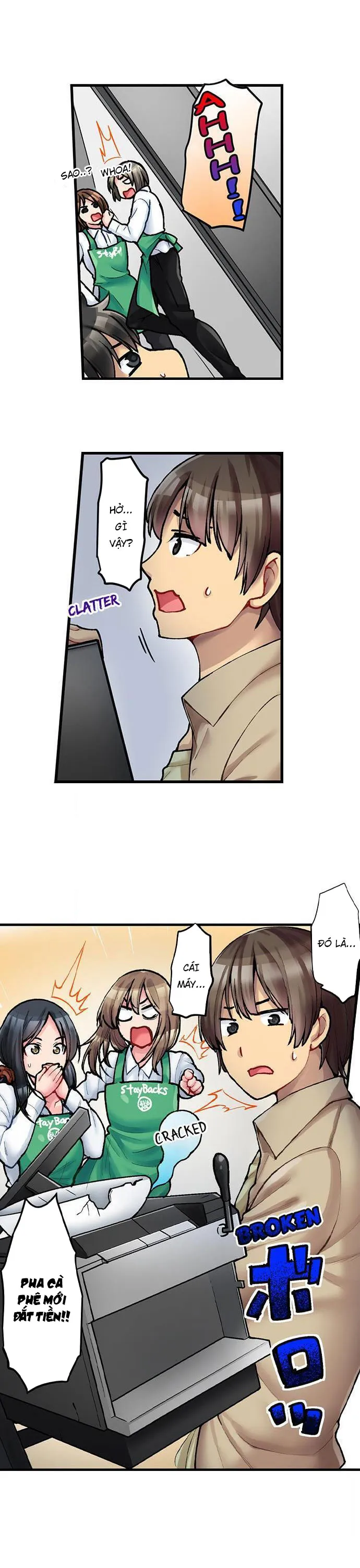 HentaiVN.net - Ảnh 5 - Món đặc biệt trong thực đơn quán Cà phê là Làm tình? [THE COFFEE SHOP'S SECRET MENU ITEM IS SEX?!] - Chapter 4