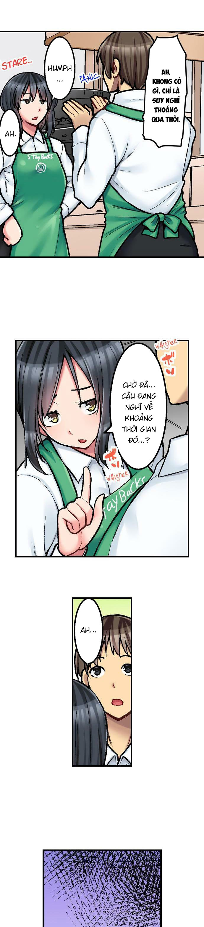 HentaiVN.net - Ảnh 5 - Món đặc biệt trong thực đơn quán Cà phê là Làm tình? [THE COFFEE SHOP'S SECRET MENU ITEM IS SEX?!] - Chap 8: Tiếp quản từ thớt cũ nè!