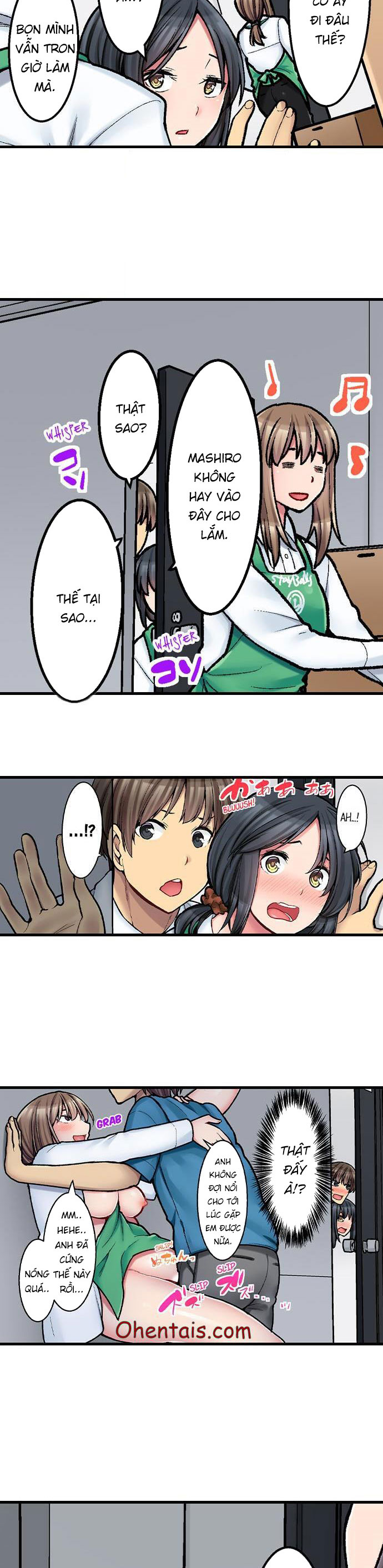 HentaiVN.net - Ảnh 10 - Món đặc biệt trong thực đơn quán Cà phê là Làm tình? [THE COFFEE SHOP'S SECRET MENU ITEM IS SEX?!] - Chap 8: Tiếp quản từ thớt cũ nè!