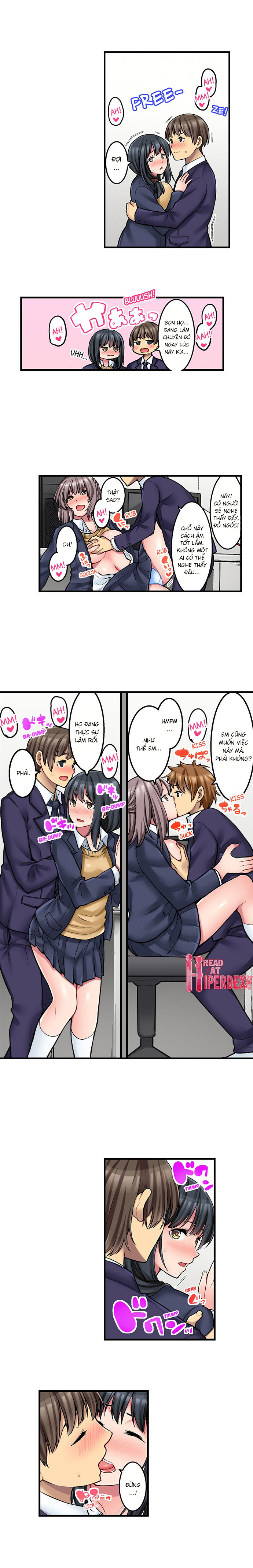 HentaiVN.net - Ảnh 10 - Món đặc biệt trong thực đơn quán Cà phê là Làm tình? [THE COFFEE SHOP'S SECRET MENU ITEM IS SEX?!] - Chap 10: Chuẩn bị làm tí trong phòng máy...