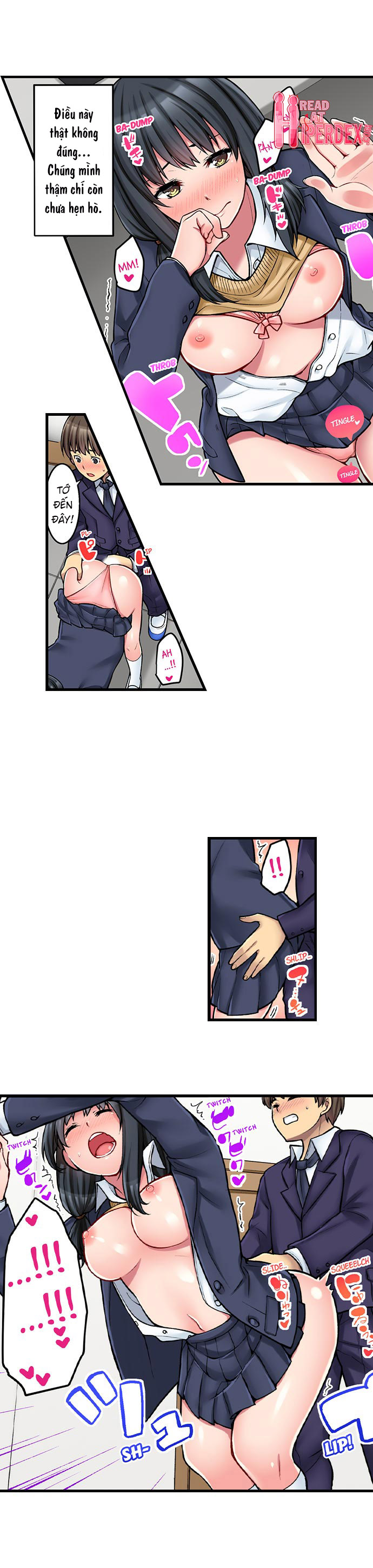 HentaiVN.net - Ảnh 11 - Món đặc biệt trong thực đơn quán Cà phê là Làm tình? [THE COFFEE SHOP'S SECRET MENU ITEM IS SEX?!] - Chap 11: Bắt đầu hành sự trong phòng máy