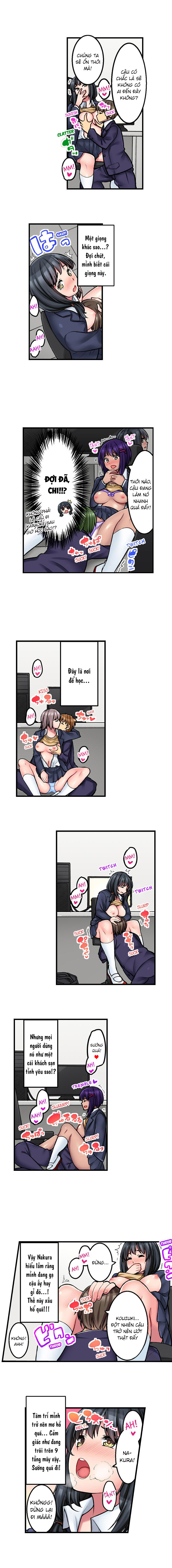 HentaiVN.net - Ảnh 5 - Món đặc biệt trong thực đơn quán Cà phê là Làm tình? [THE COFFEE SHOP'S SECRET MENU ITEM IS SEX?!] - Chap 11: Bắt đầu hành sự trong phòng máy