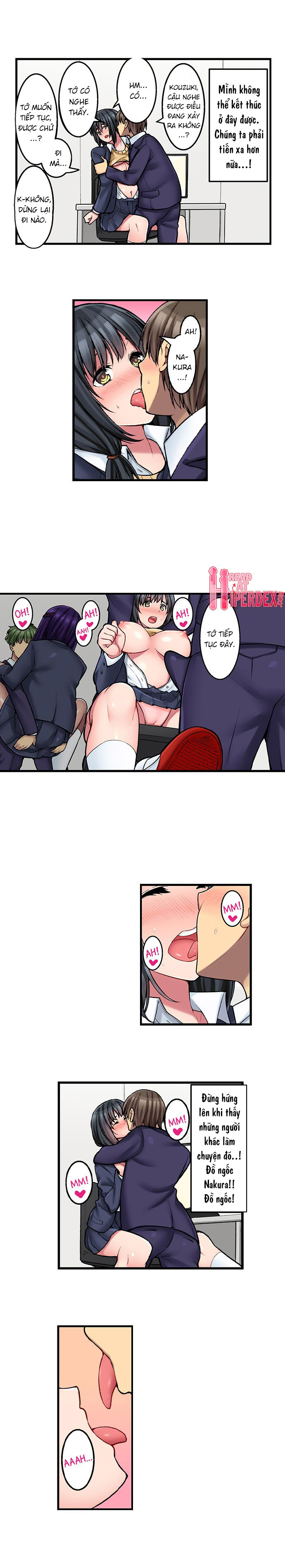 HentaiVN.net - Ảnh 9 - Món đặc biệt trong thực đơn quán Cà phê là Làm tình? [THE COFFEE SHOP'S SECRET MENU ITEM IS SEX?!] - Chap 11: Bắt đầu hành sự trong phòng máy