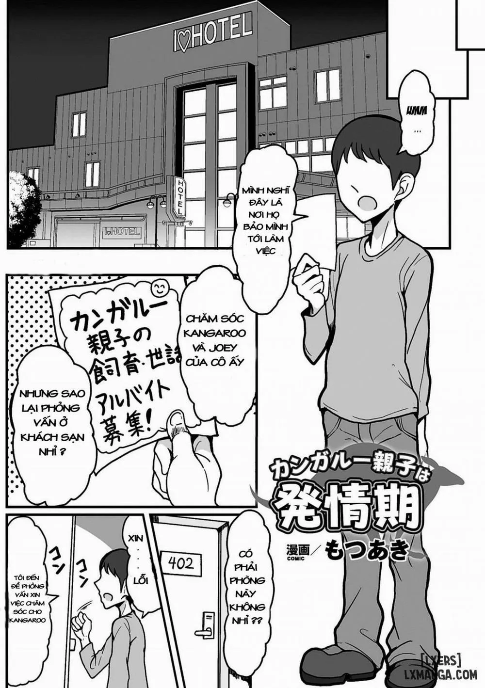 HentaiVN.net - Ảnh 3 - Kangaroo Oyako wa Hatsujouki - Oneshot