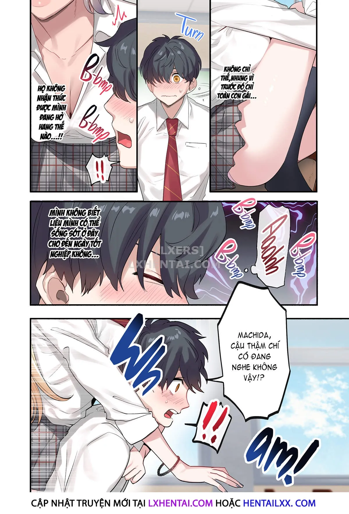 HentaiVN.net - Ảnh 3 - The Only Guy in the Class - Surrounded by Cuties - Oneshot