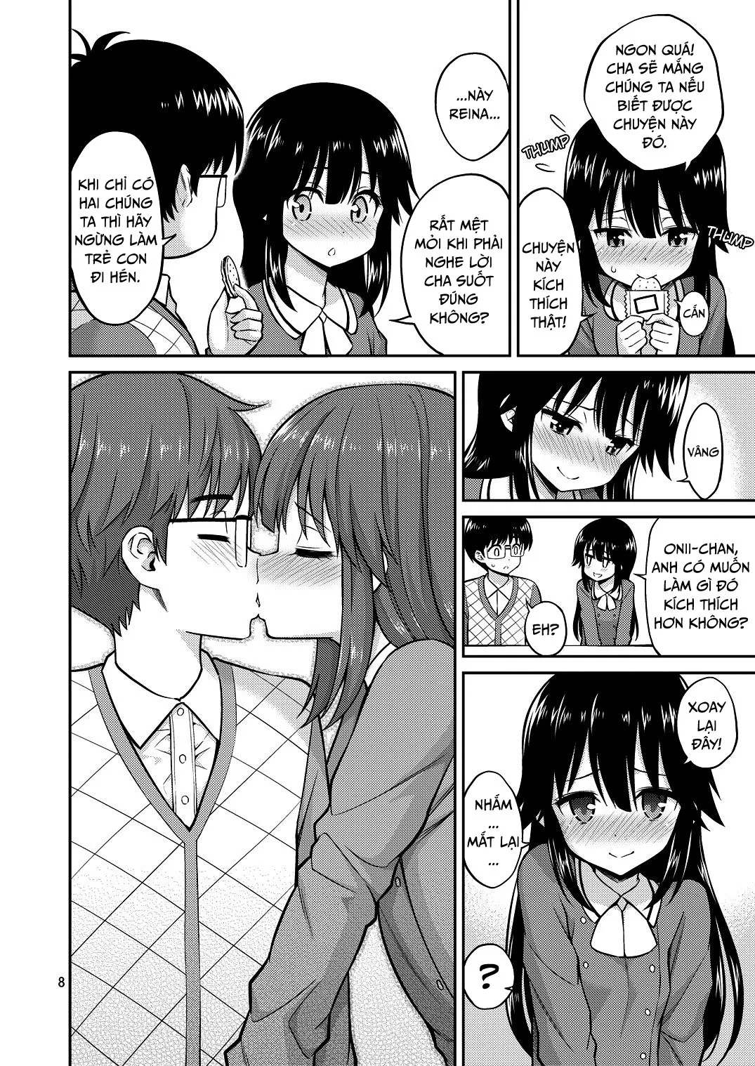 HentaiVN.net - Ảnh 5 - Kissing in the House with Little Sister [Imouto To Uchi Kiss] - Oneshot