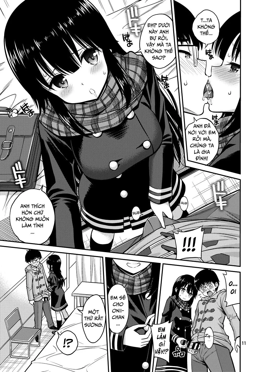 HentaiVN.net - Ảnh 8 - Kissing in the House with Little Sister [Imouto To Uchi Kiss] - Oneshot