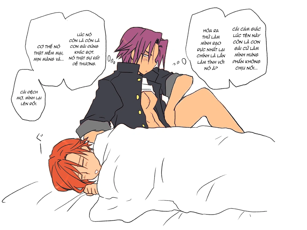HentaiVN.net - Ảnh 44 - Sau Khi Chuyển Giới, Tôi Và Thằng Bạn.... - Chap 1: Hội Chứng Genben, Đảo Nghịch.