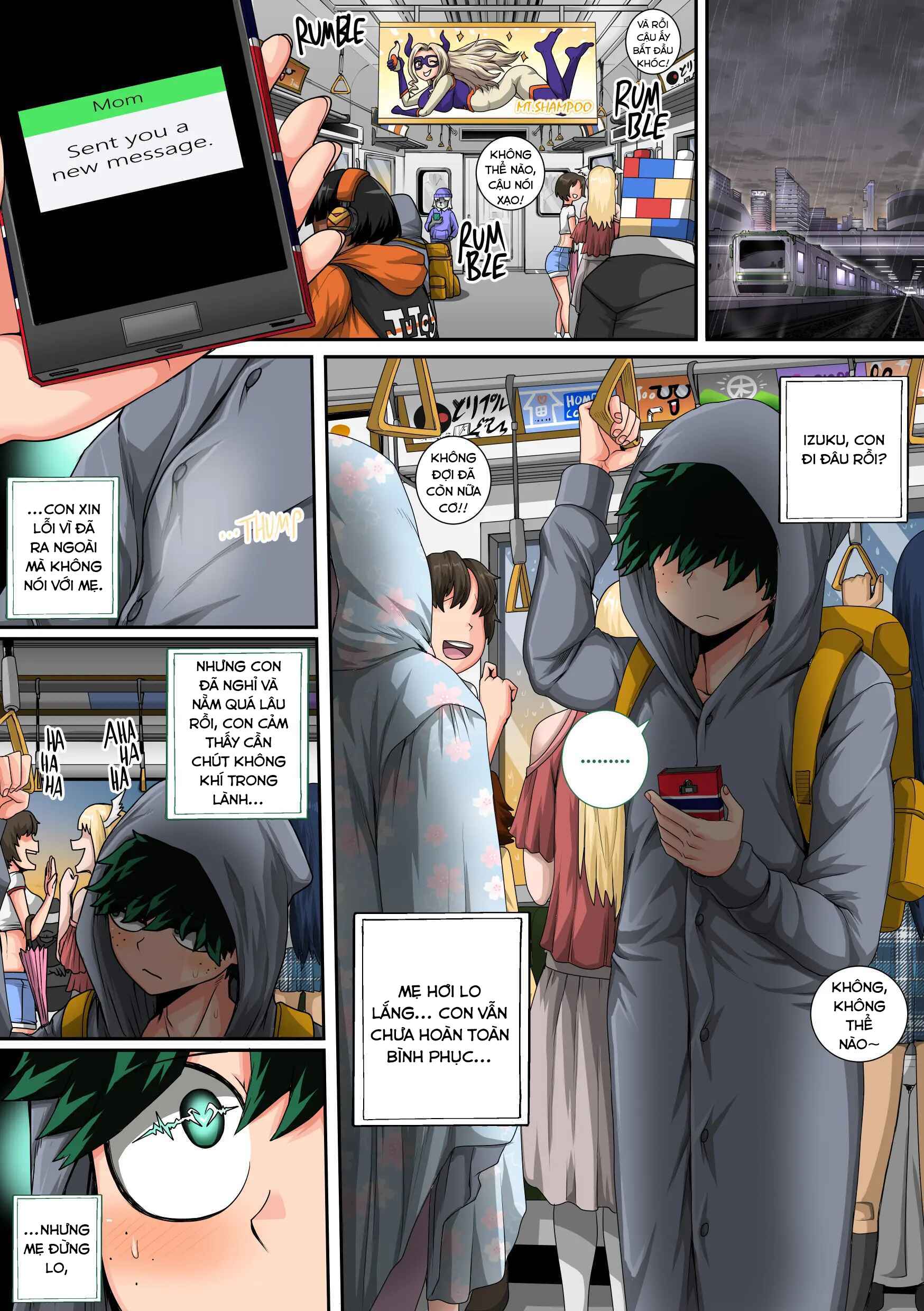 HentaiVN.net - Ảnh 14 - My Harem Academia Chapter 8 Part 3 Breaking into a broken heart - Full