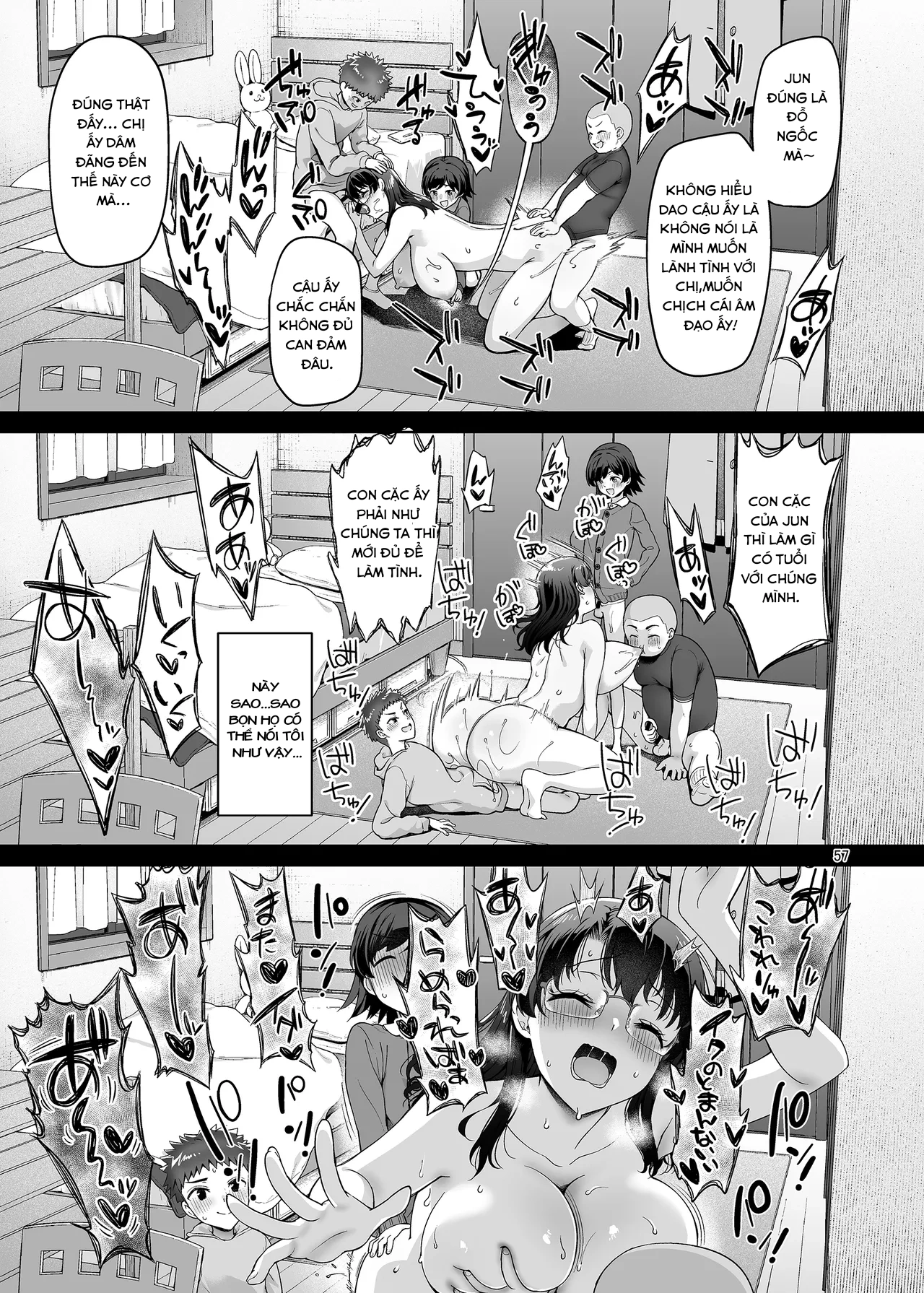 HentaiVN.net - Ảnh 20 - VÀ TÔI VẪN MUỐN CHỊ - chap 3 : ai cũng có phần nhưng em thì không :(