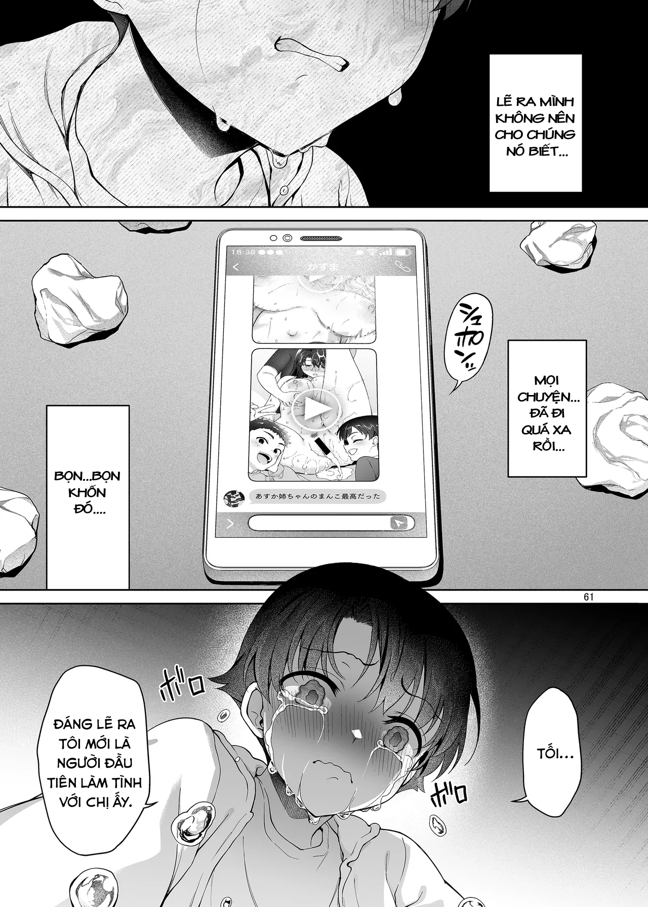 HentaiVN.net - Ảnh 24 - VÀ TÔI VẪN MUỐN CHỊ - chap 3 : ai cũng có phần nhưng em thì không :(