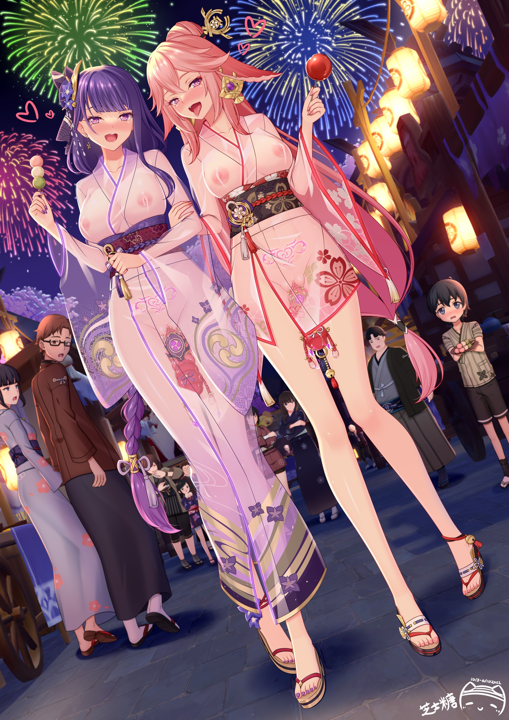 HentaiVN.net - Ảnh 16 - Lễ hội Mùa hè đáng nhớ của Ei-sama~ - Bonus thêm ảnh
