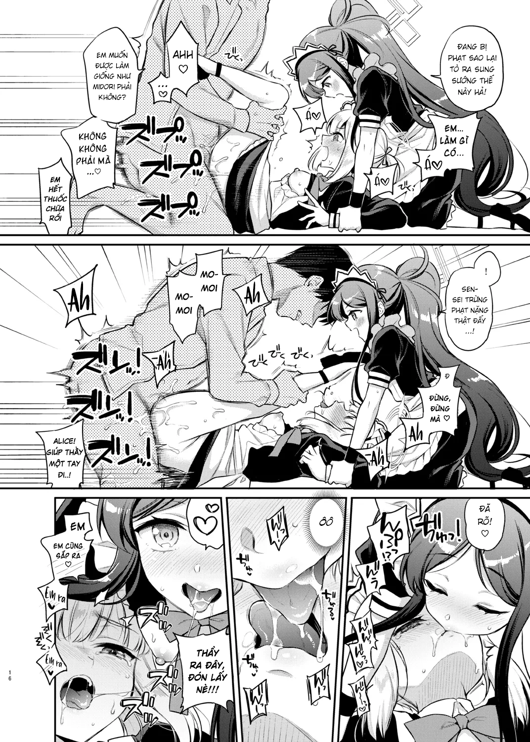 HentaiVN.net - Ảnh 17 - Game chinh phục sensei ♡ Maid Harem Edition - oneshot khô dái 1 cân 4
