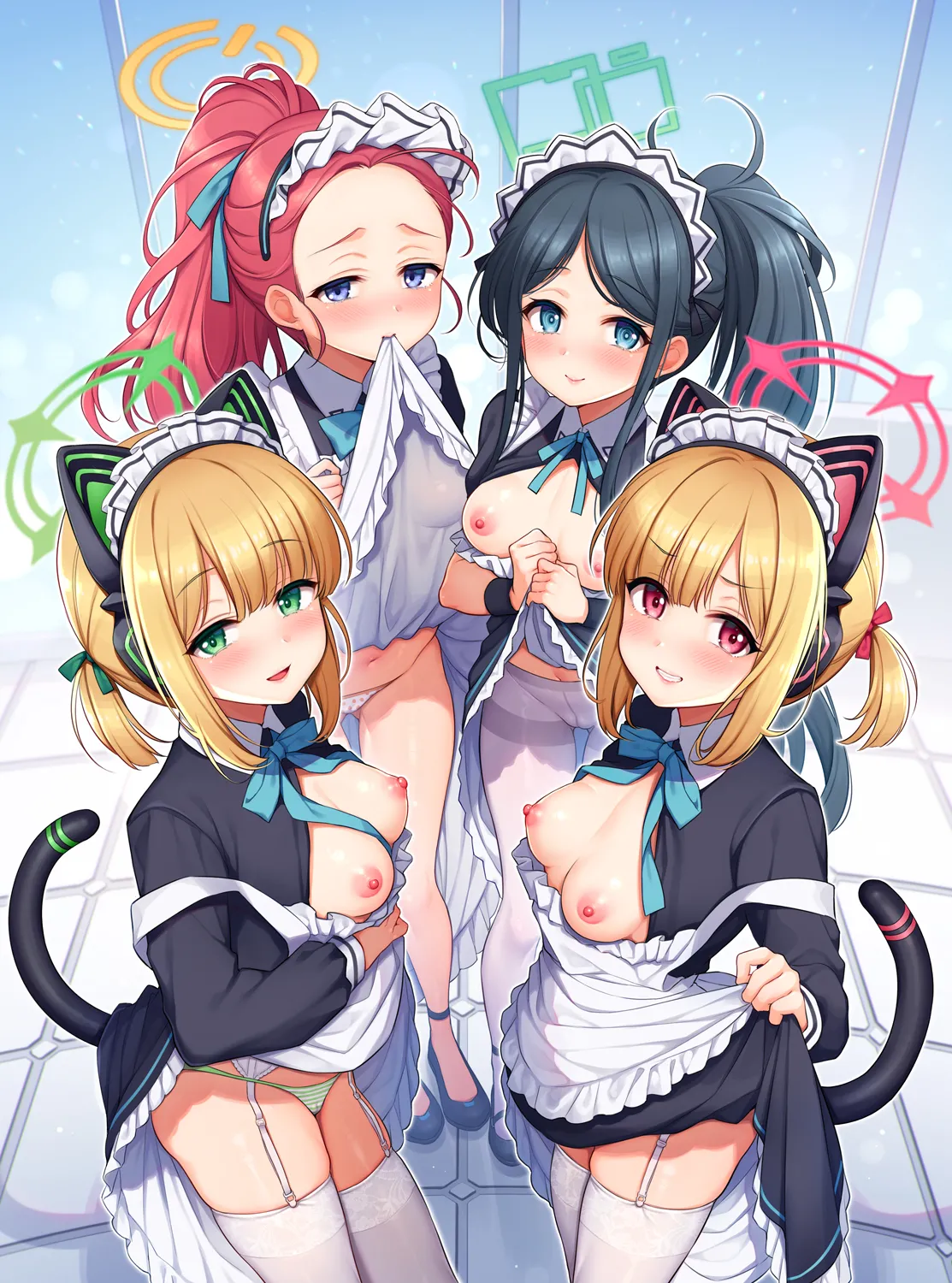 HentaiVN.net - Ảnh 3 - Game chinh phục sensei ♡ Maid Harem Edition - oneshot khô dái 1 cân 4