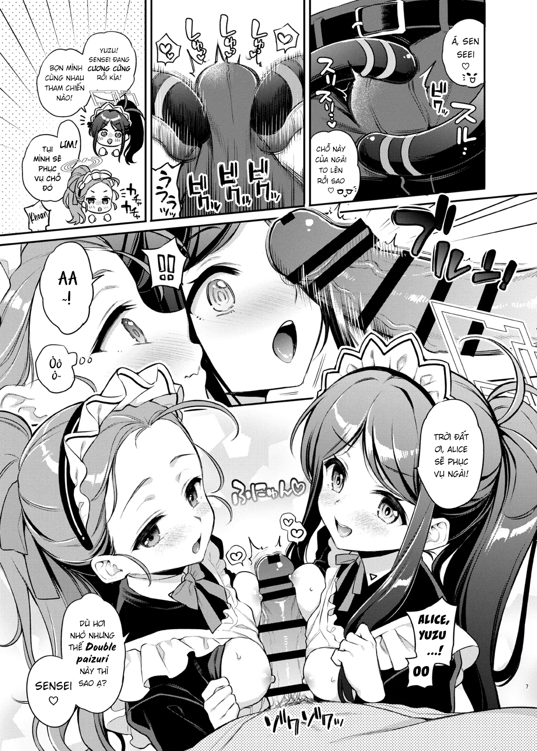 HentaiVN.net - Ảnh 8 - Game chinh phục sensei ♡ Maid Harem Edition - oneshot khô dái 1 cân 4