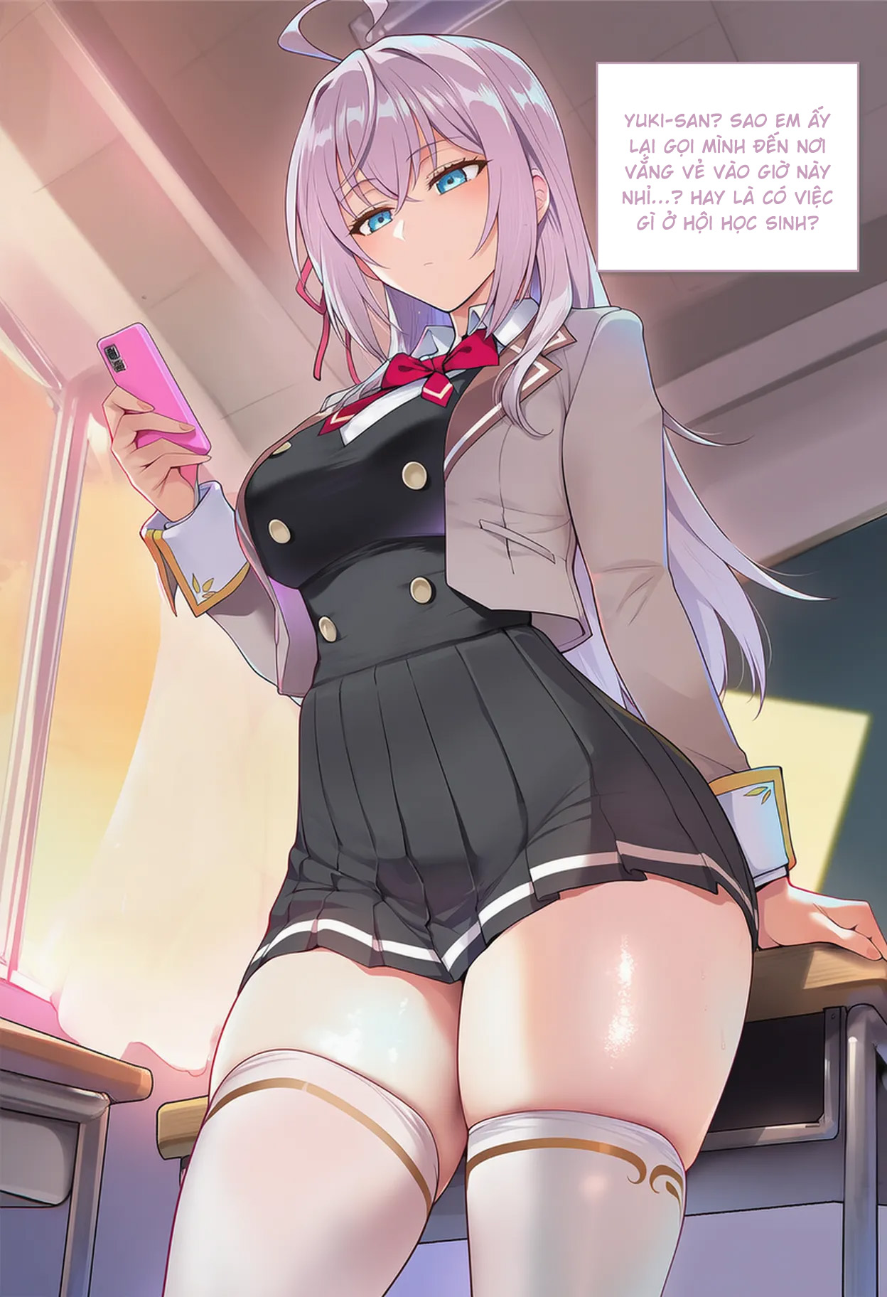 HentaiVN.net - Ảnh 15 - Alisa mikhailovna kujou x suou yuki (tokidoki bosotto roshia-go de dereru tonari no alya-san) x BBC NTR [AI Generated] - Oneshot