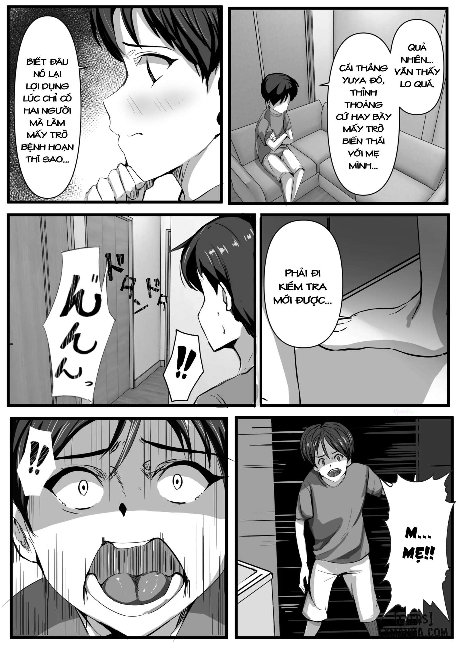 HentaiVN.net - Ảnh 14 - Haha wa Tomo ni Dakareru - Oneshot