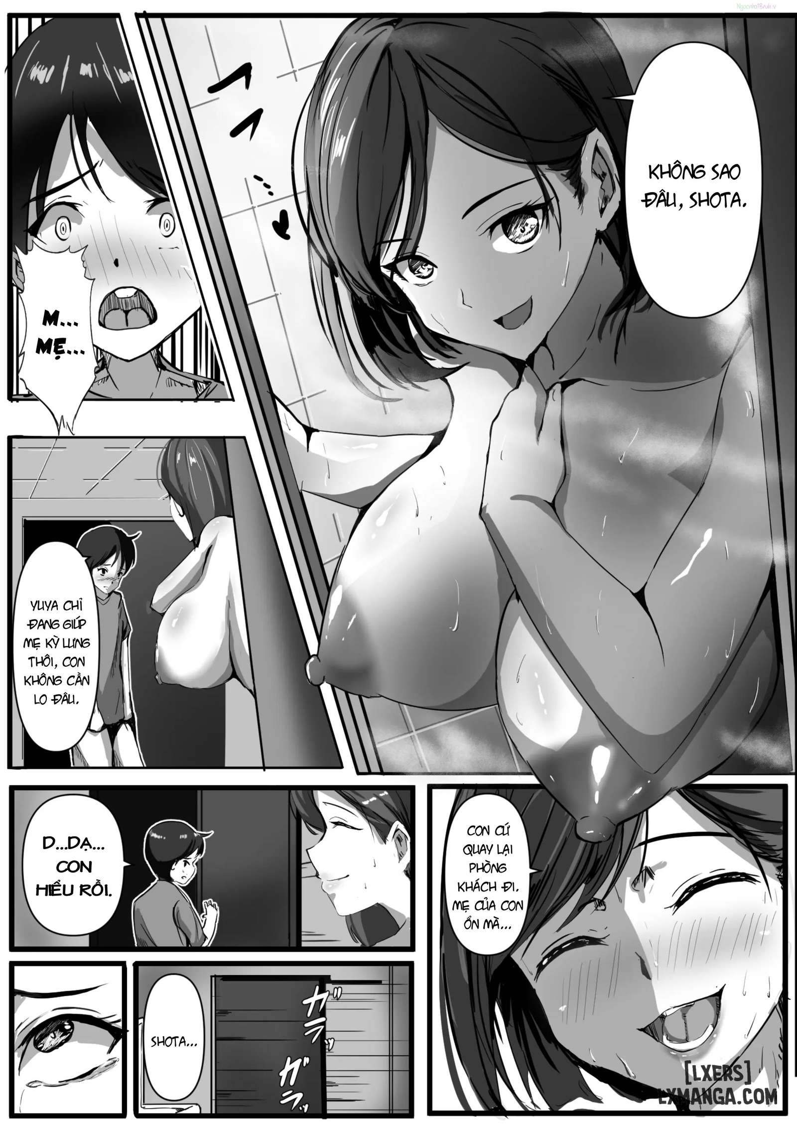 HentaiVN.net - Ảnh 17 - Haha wa Tomo ni Dakareru - Oneshot