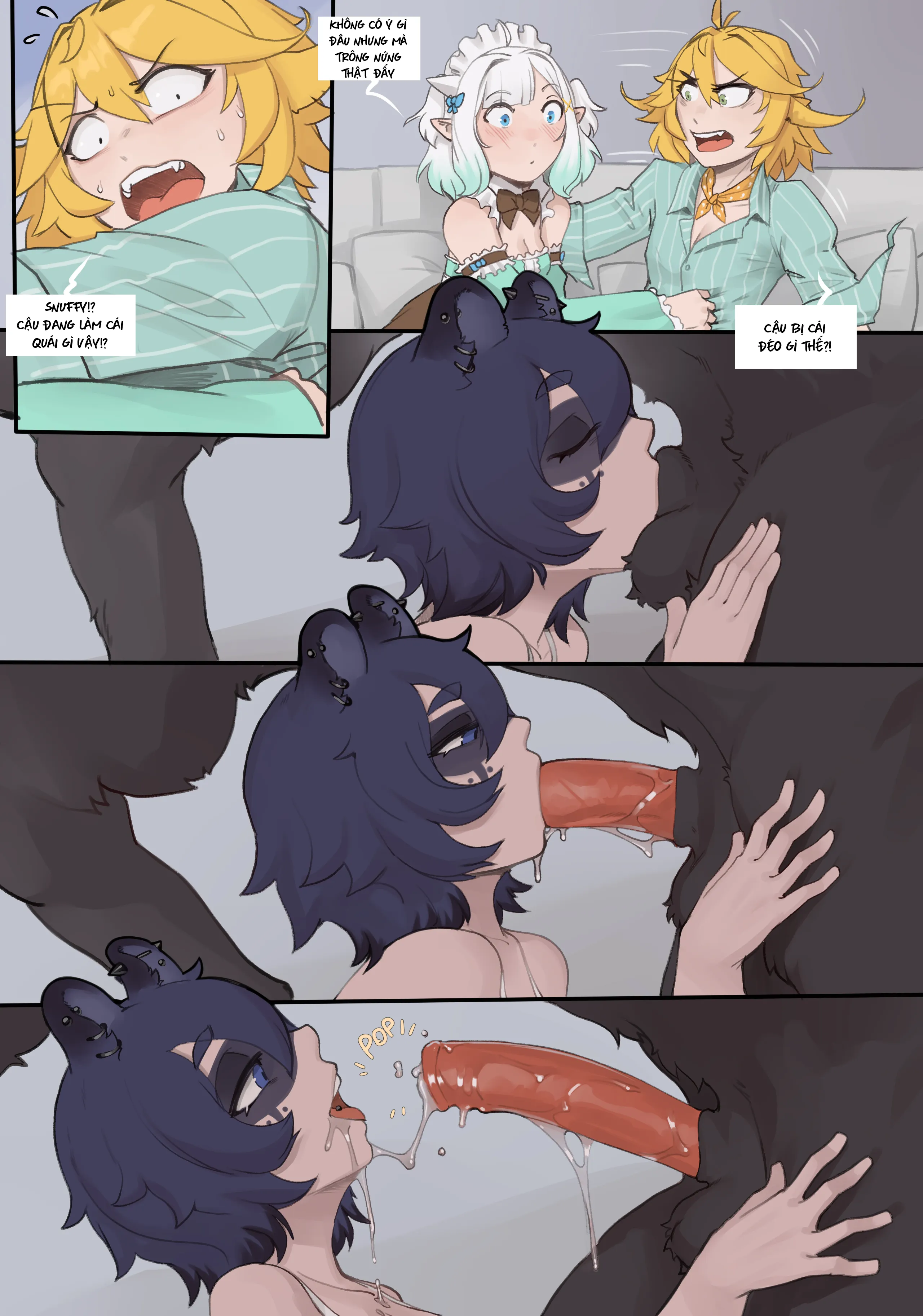HentaiVN.net - Ảnh 7 - Đêm Kinh Dị Rác Rưởi - Oneshot