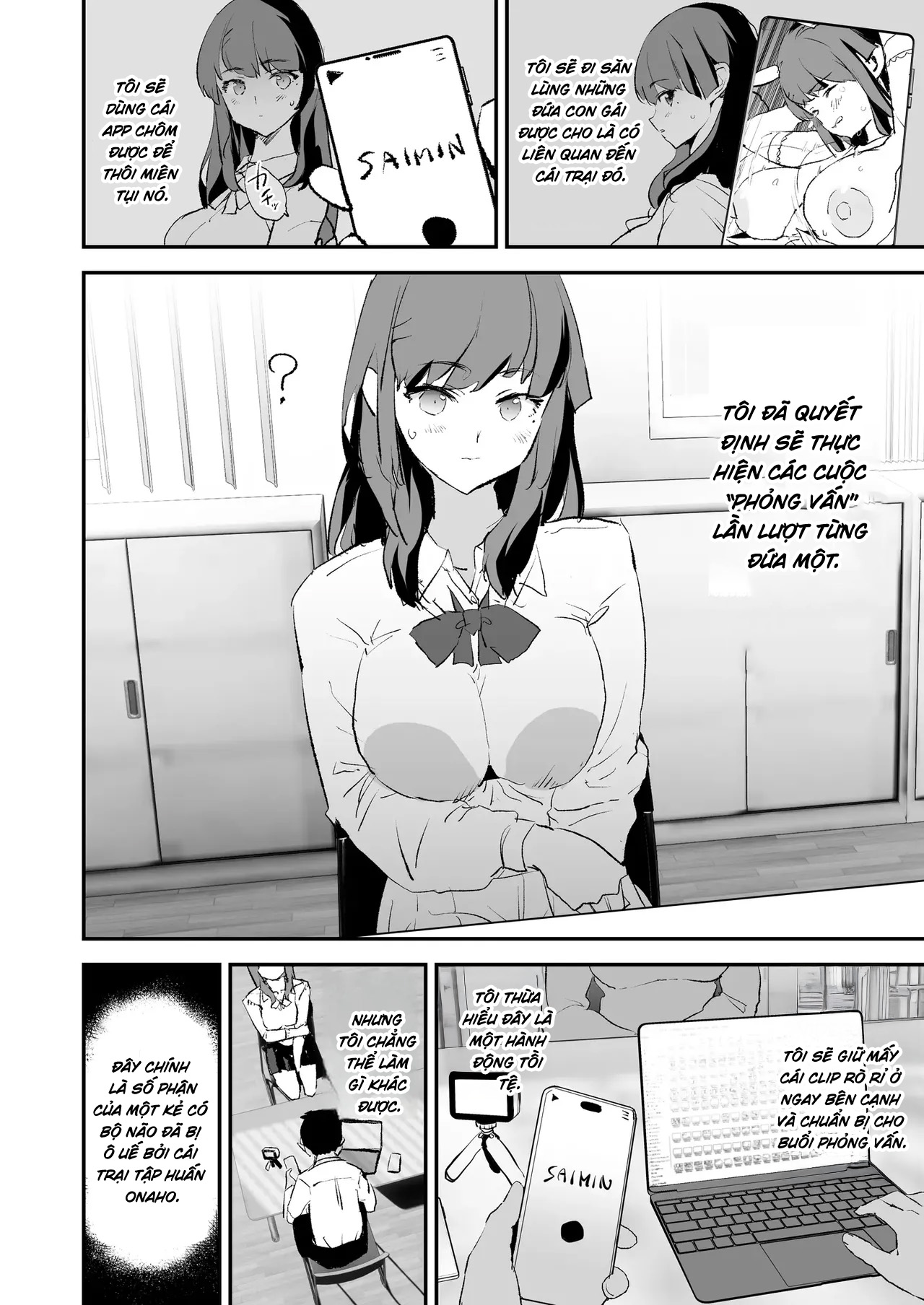 HentaiVN.net - Ảnh 6 - Onaho Gasshuku Saimin Dosukebe Interview - Ippatsume to Nihatsume! - Oneshot
