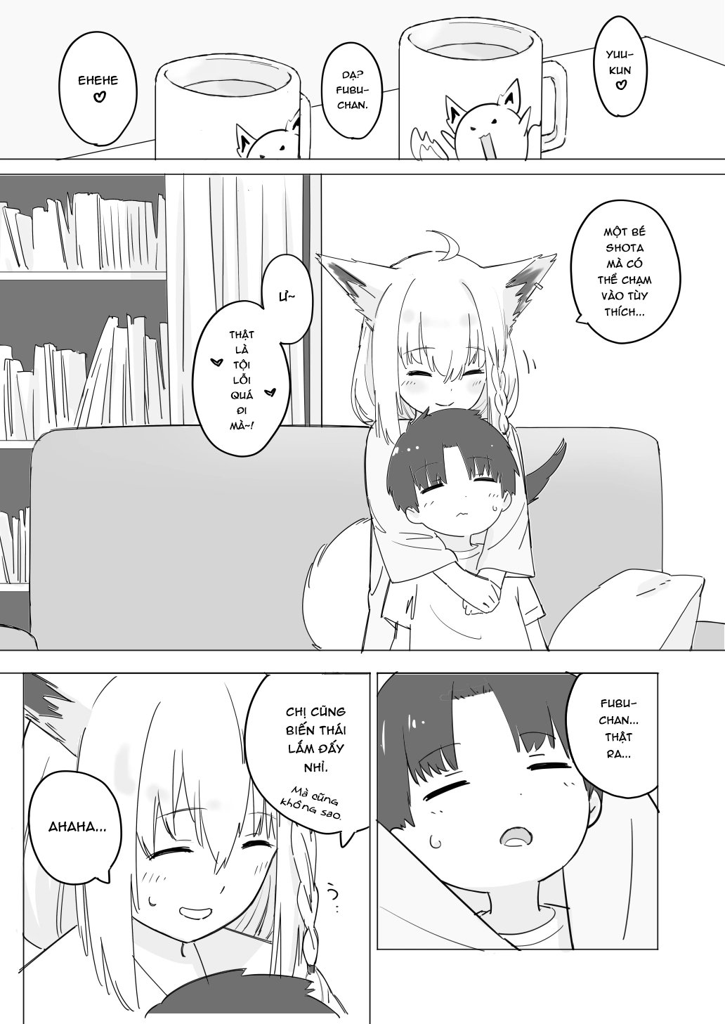 HentaiVN.net - Ảnh 10 - Tổng hợp Oneshot (Hololive) của Ura Kaizokudan - Bí mật của Fubuki