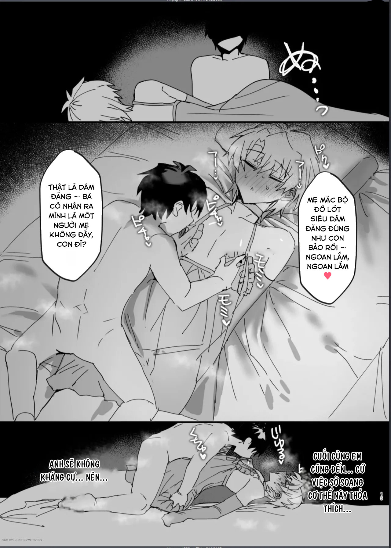 HentaiVN.net - Ảnh 14 - Yankee boy becomes mother of younger brother. And then she falls in love! - Oneshot