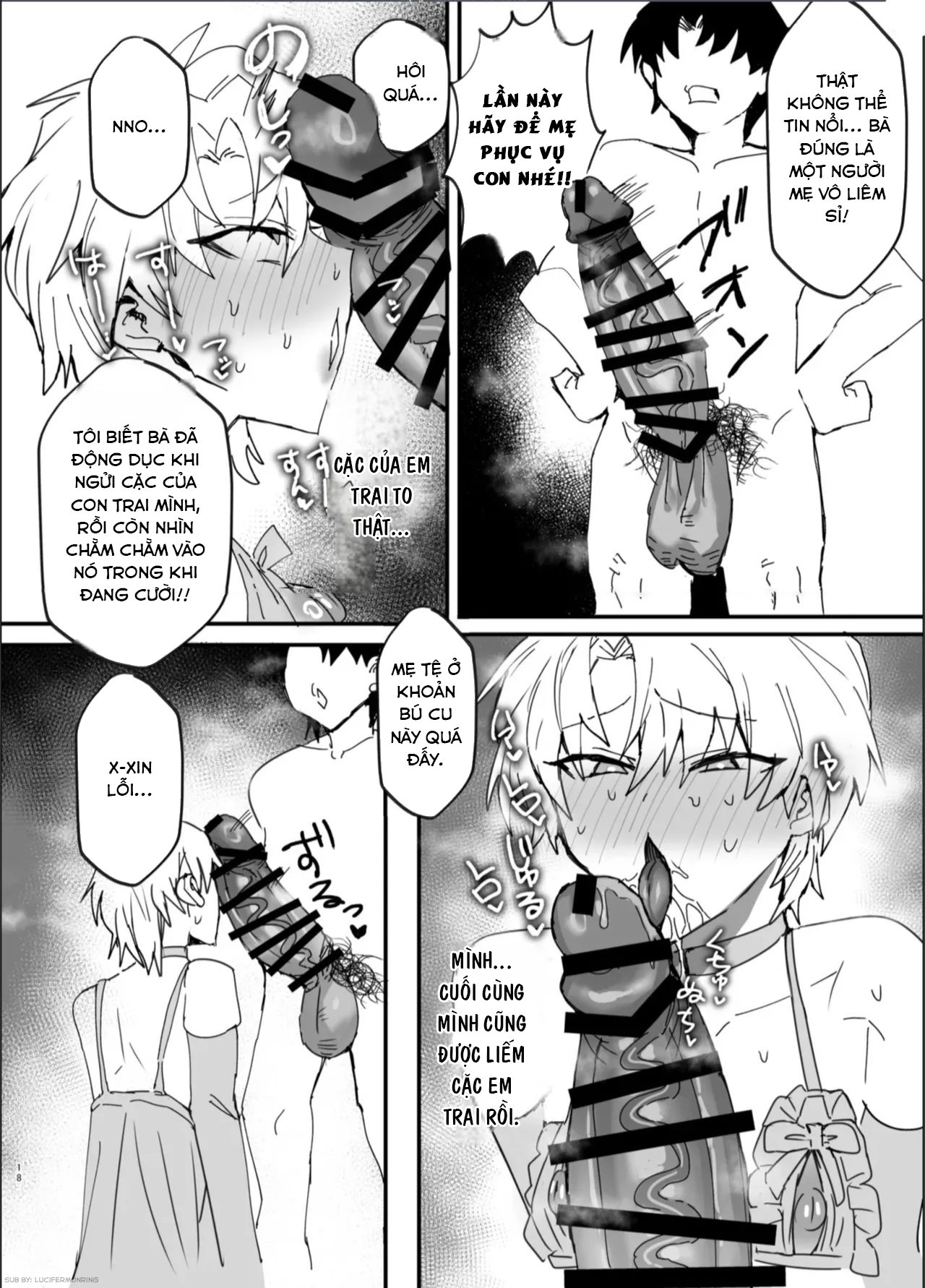 HentaiVN.net - Ảnh 17 - Yankee boy becomes mother of younger brother. And then she falls in love! - Oneshot