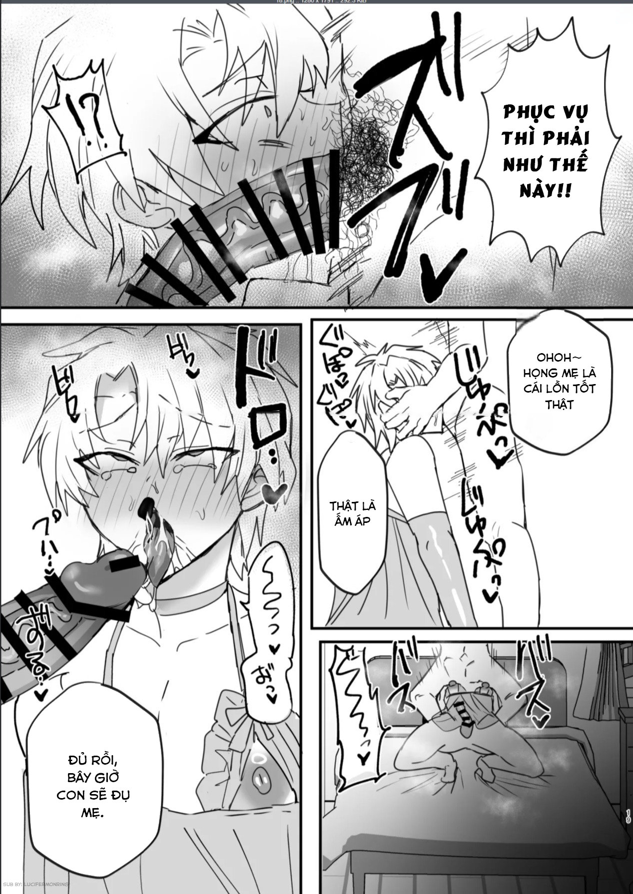HentaiVN.net - Ảnh 18 - Yankee boy becomes mother of younger brother. And then she falls in love! - Oneshot