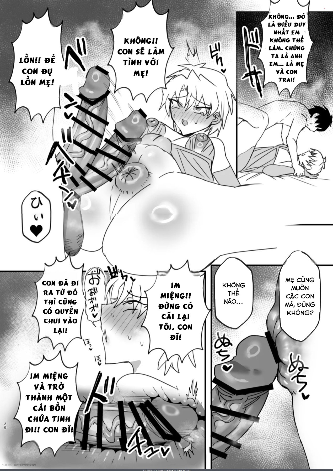 HentaiVN.net - Ảnh 19 - Yankee boy becomes mother of younger brother. And then she falls in love! - Oneshot