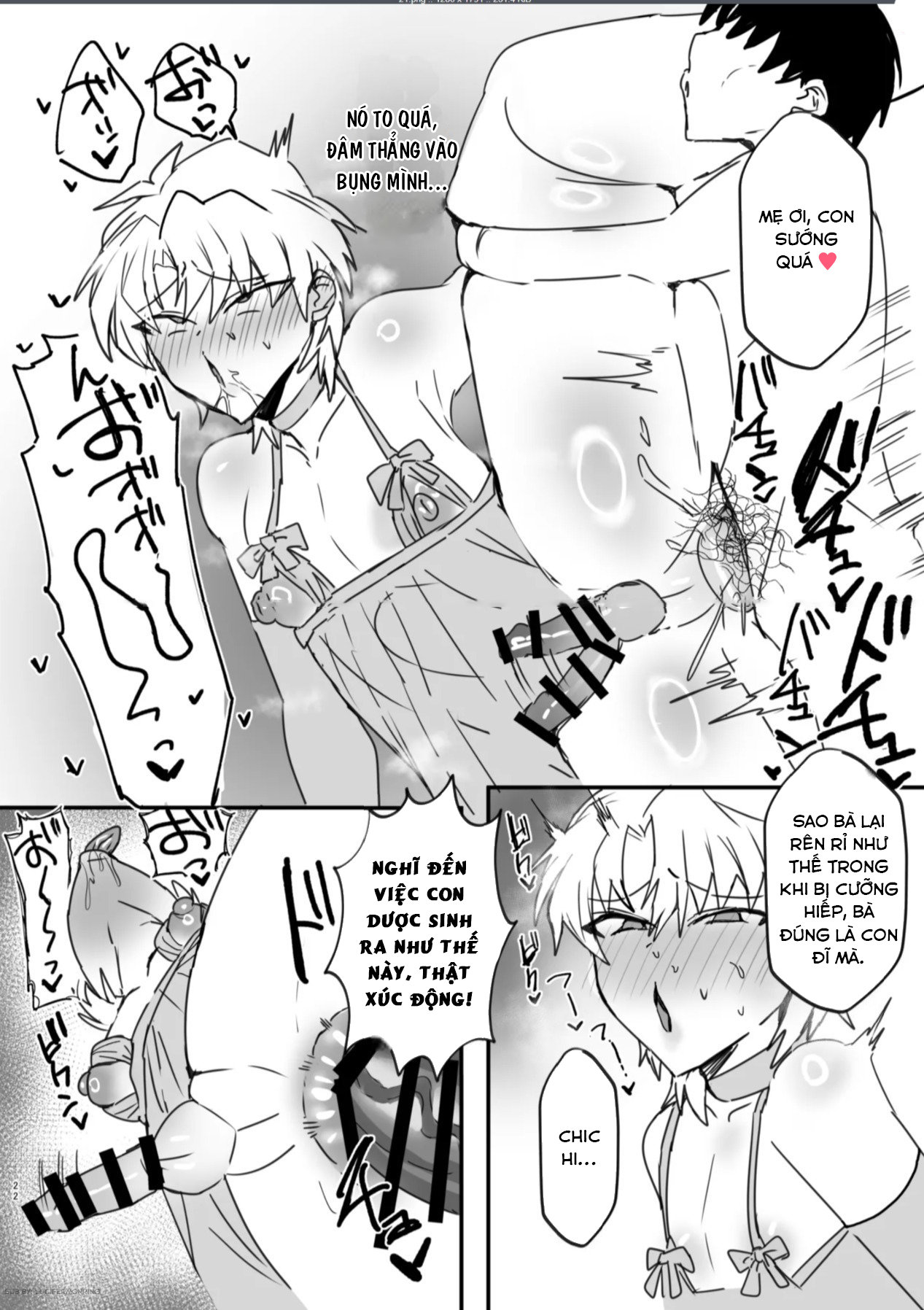 HentaiVN.net - Ảnh 21 - Yankee boy becomes mother of younger brother. And then she falls in love! - Oneshot