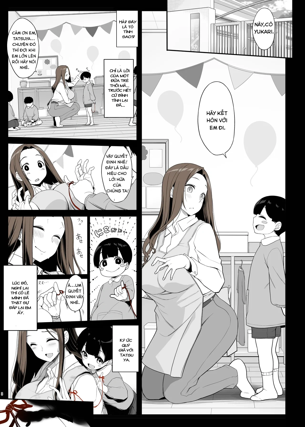 HentaiVN.net - Ảnh 3 - Ichizu na Oneesan to Saikaishitara Dosukebe Kyuukonsarete Sekkusu Tsukeninaru Hanashi - oneshot