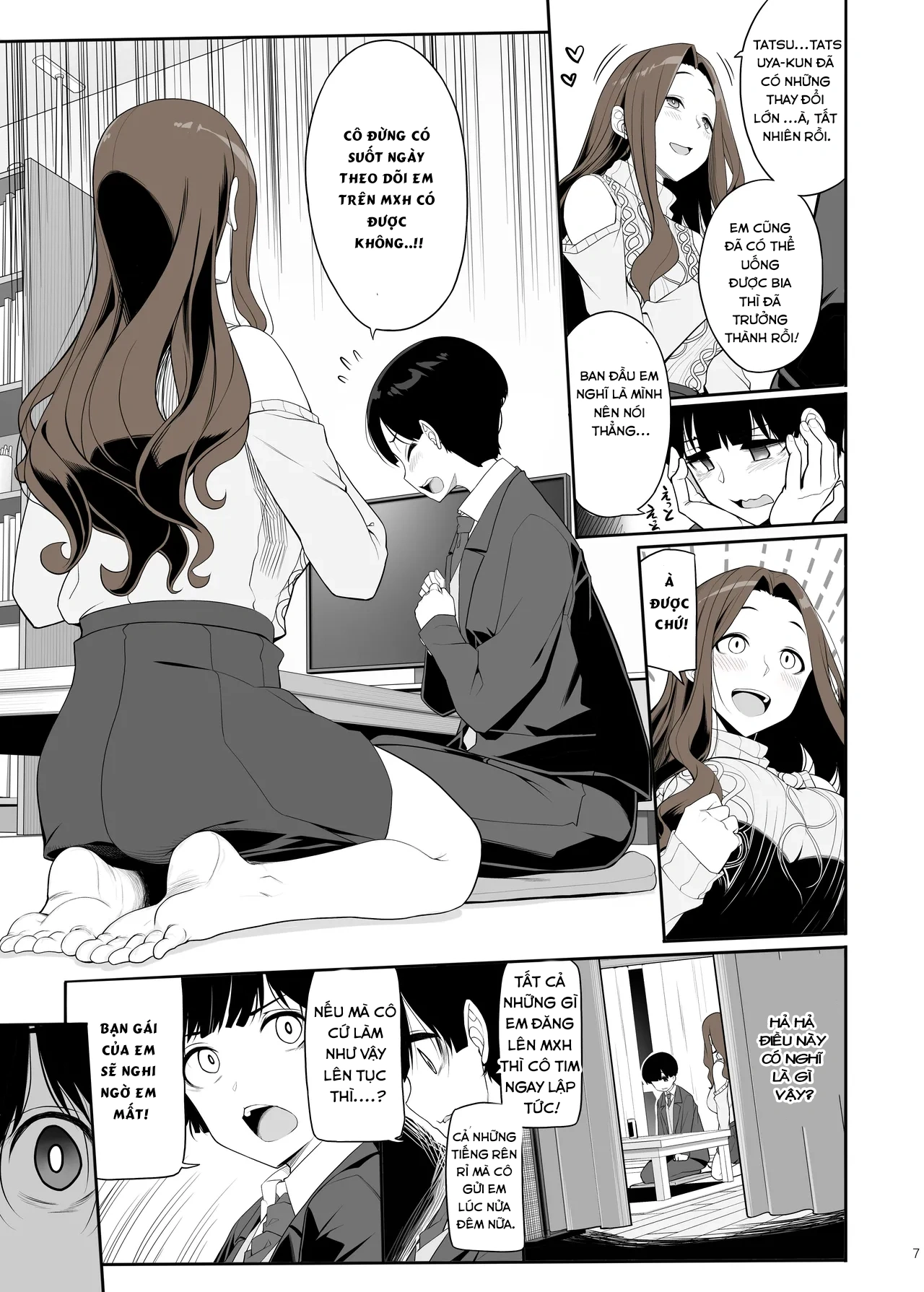 HentaiVN.net - Ảnh 7 - Ichizu na Oneesan to Saikaishitara Dosukebe Kyuukonsarete Sekkusu Tsukeninaru Hanashi - oneshot