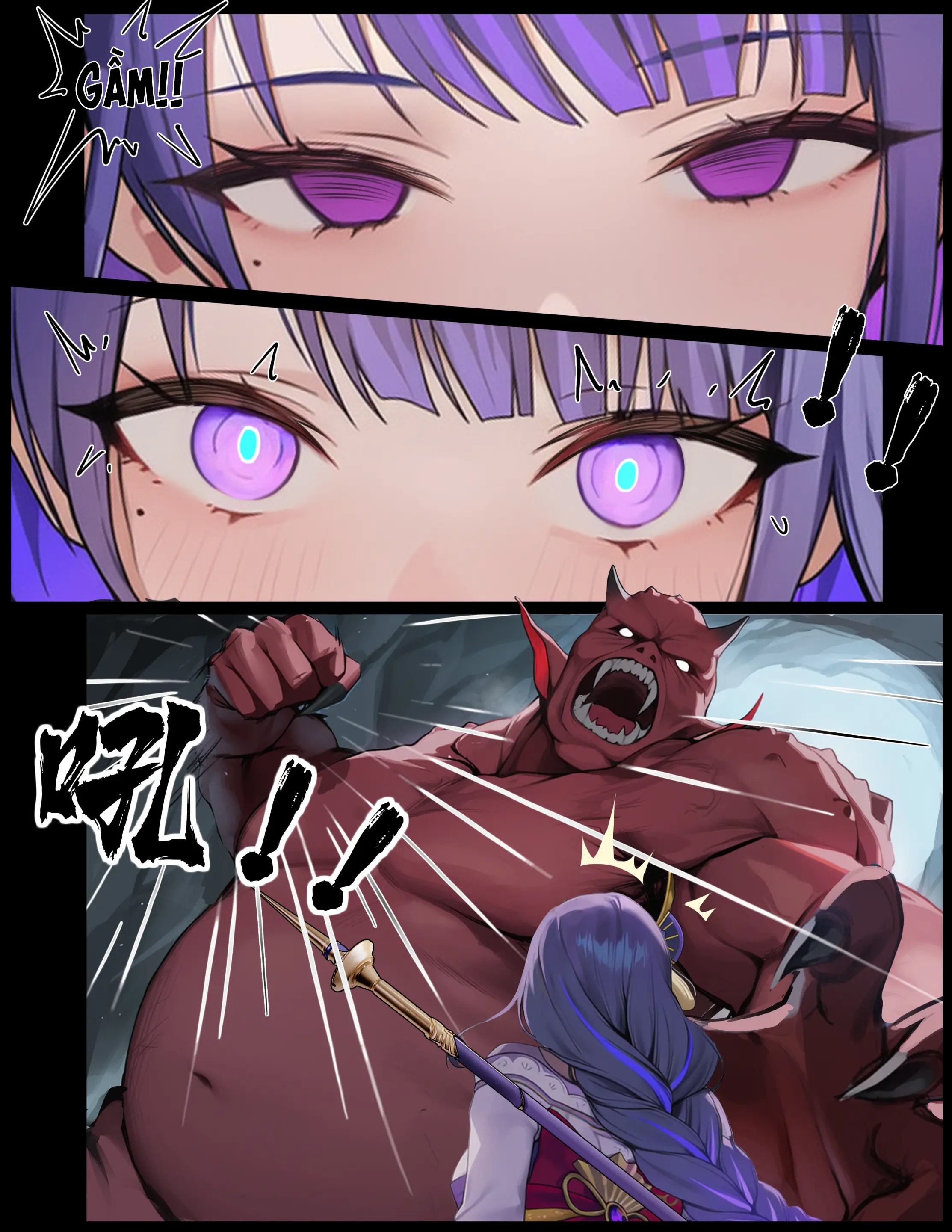 HentaiVN.net - Ảnh 14 - The Time-Stop Imp vs. General Thunder - Oneshot