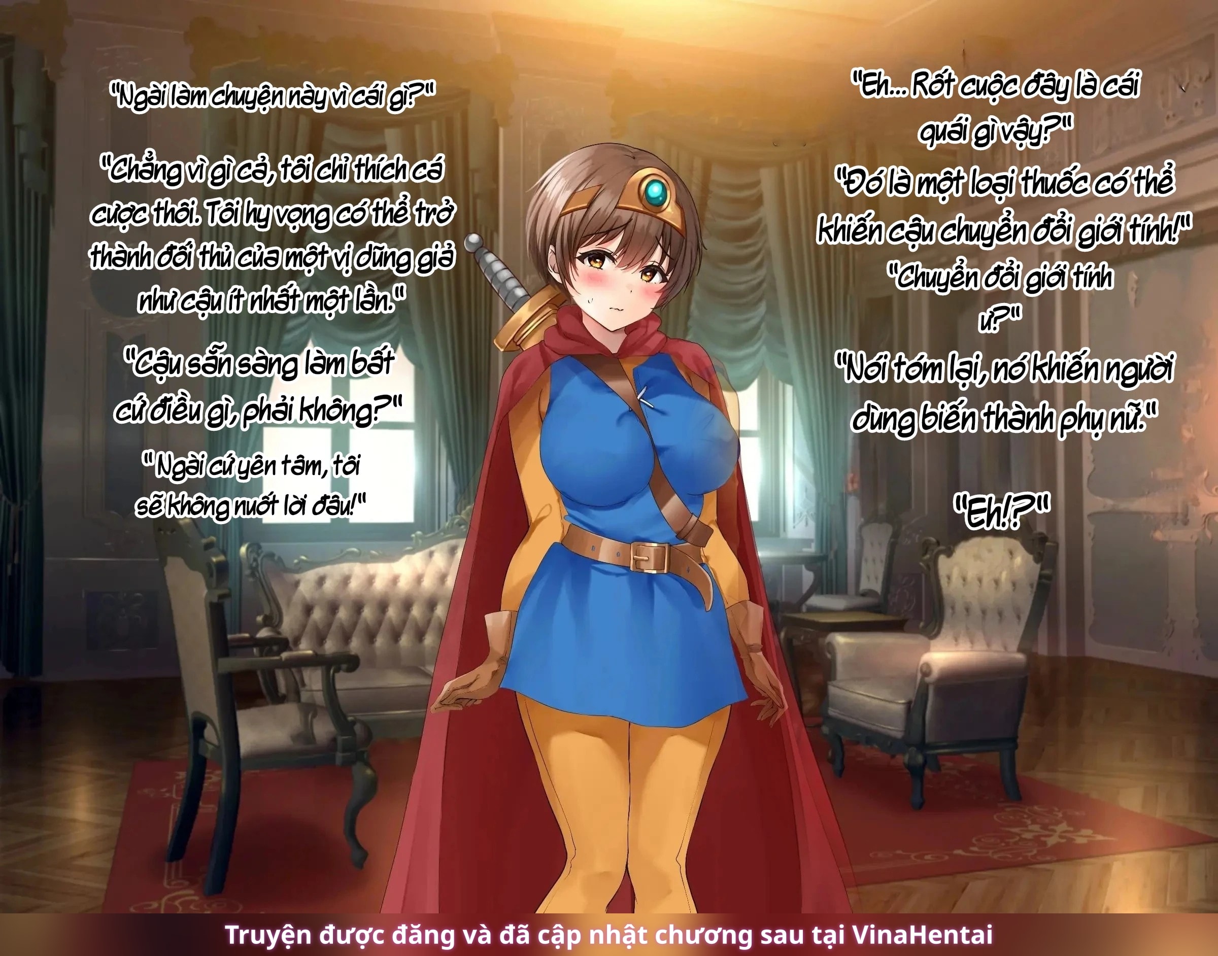 HentaiVN.net - Ảnh 19 - Kuzu Kenja After II Osananajimi No Souryo O Sukuu Tame, Yuusha Wa Shoujo Ni Naru - Chương 1