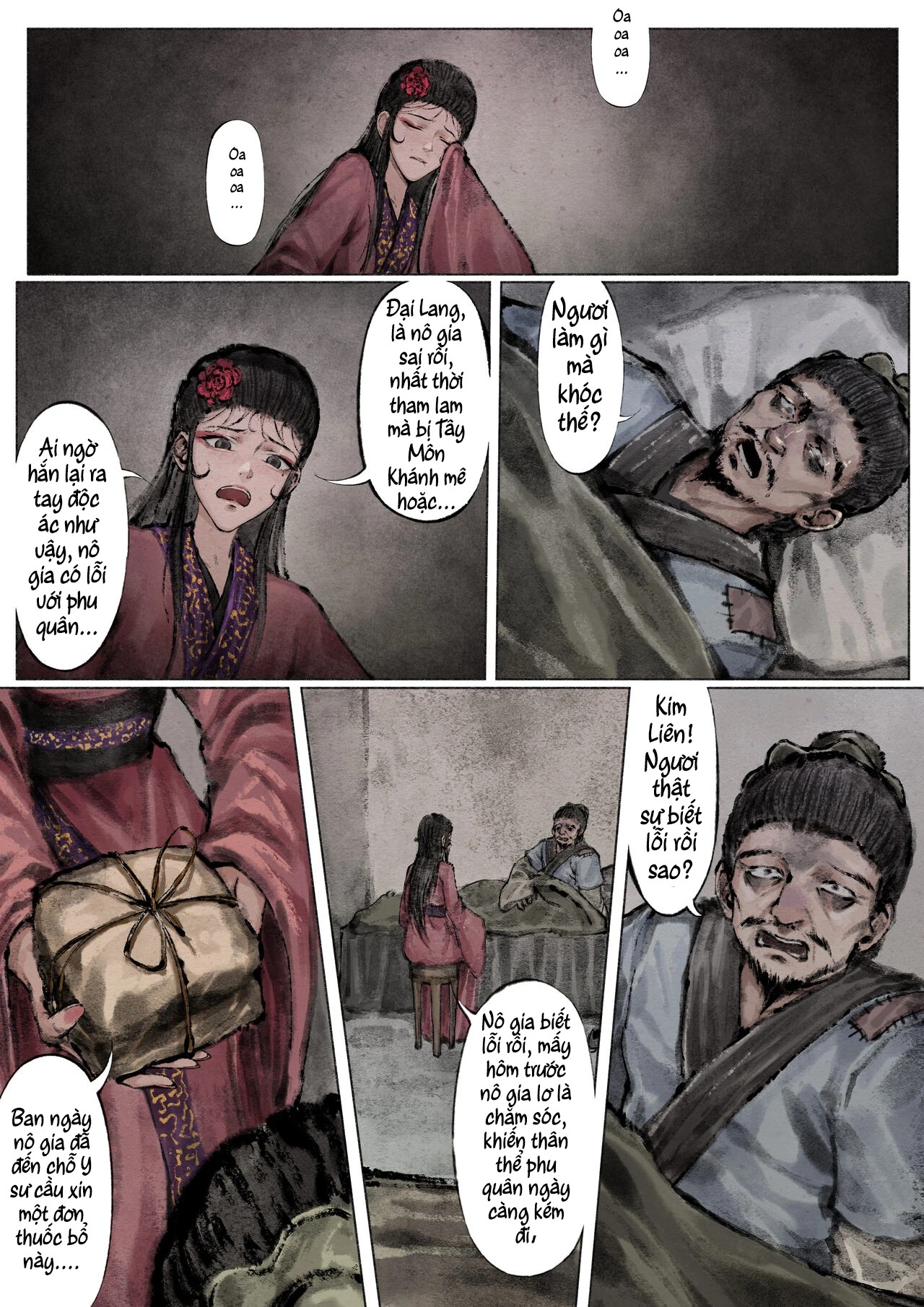 HentaiVN.net - Ảnh 17 - Kim bình mai (tiếp) - Chương 10 ( Bắt gian - Mộng )