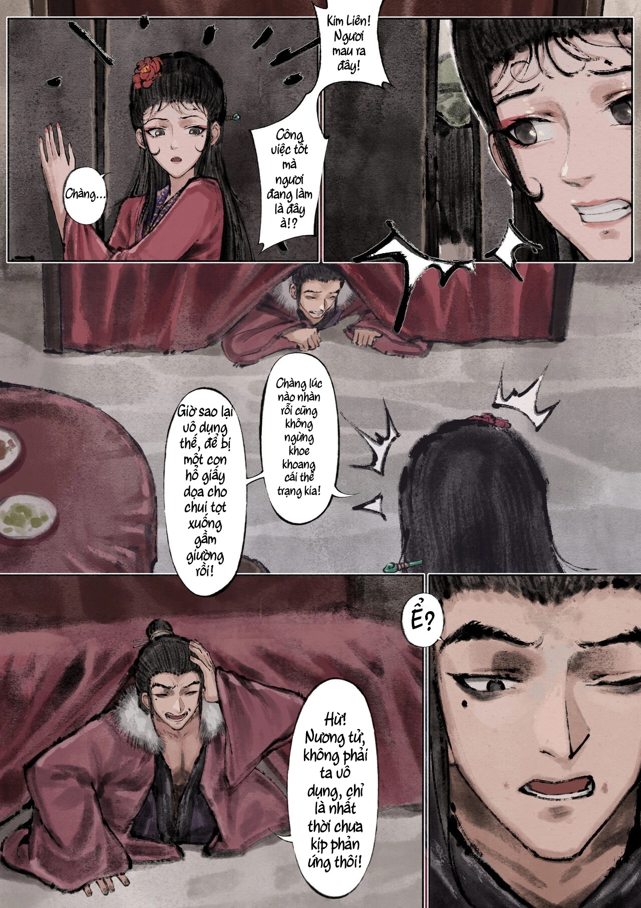 HentaiVN.net - Ảnh 3 - Kim bình mai (tiếp) - Chương 10 ( Bắt gian - Mộng )